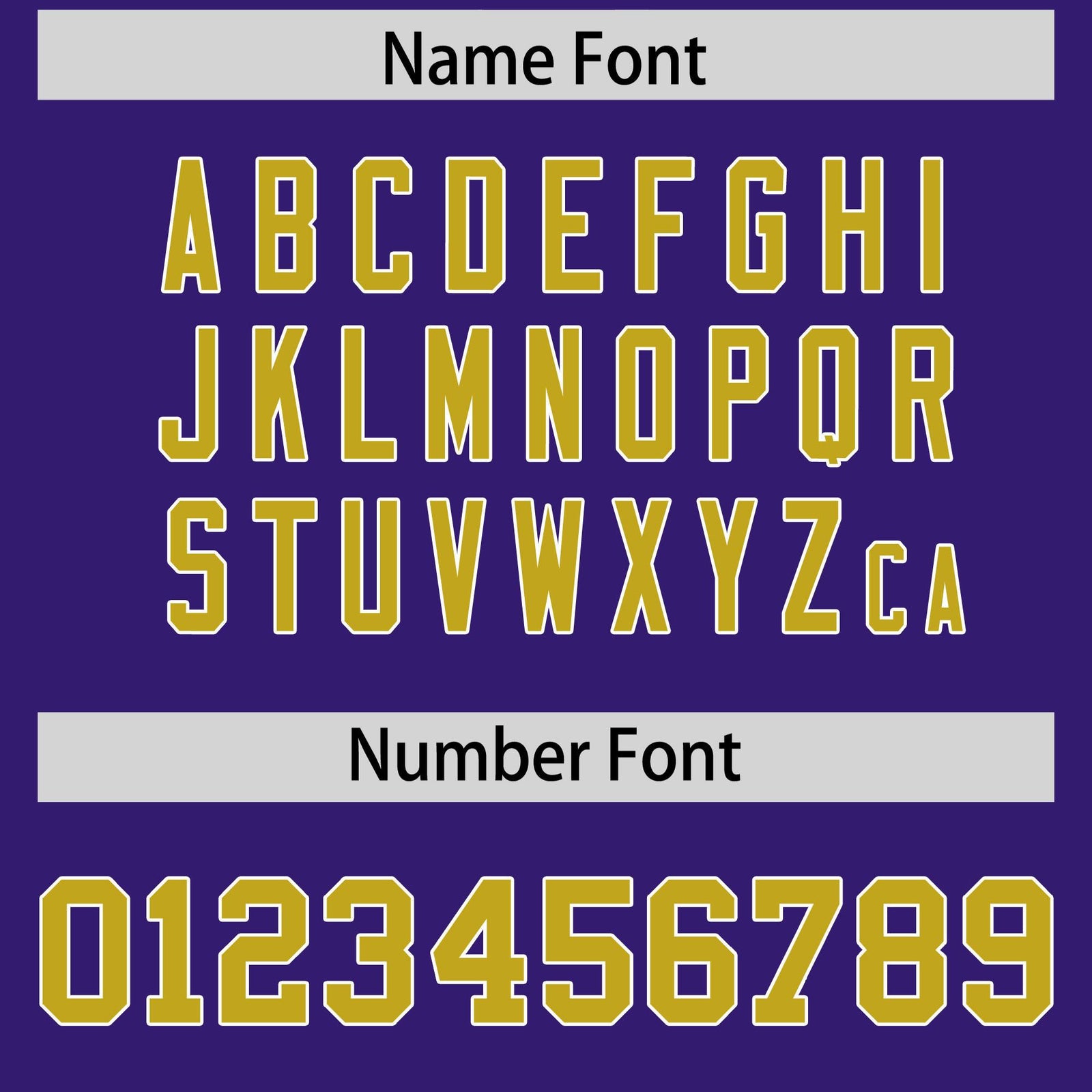 Custom Purple Old Gold and White Side Stripe Pattern Authentic Football Jersey