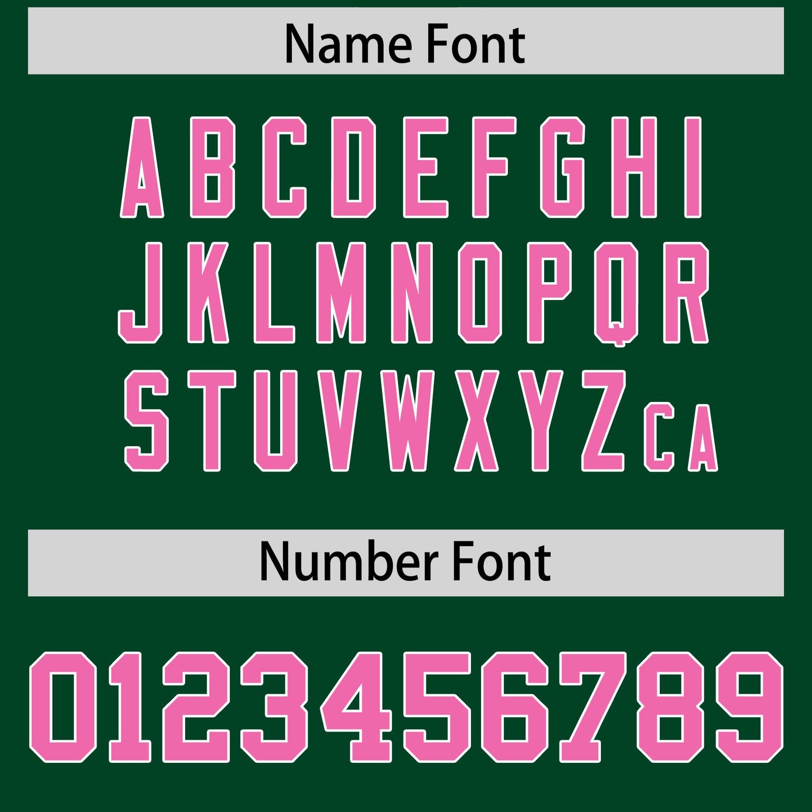 Custom Green Pink and White Side Stripe Pattern Authentic Football Jersey
