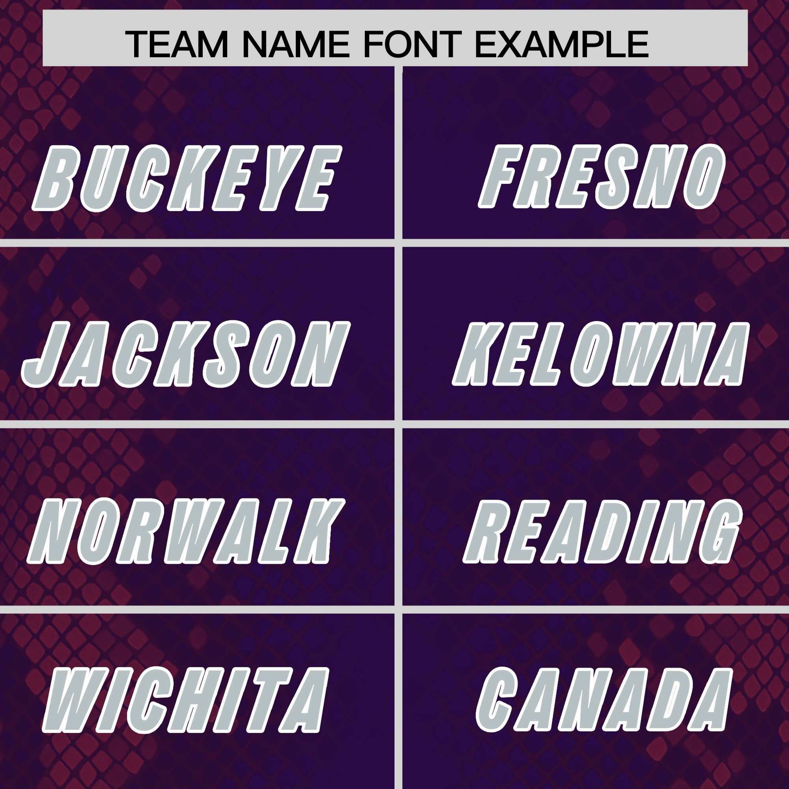 Custom Purple Personalized Snakeskin Graffiti Pattern Authentic Football Jersey