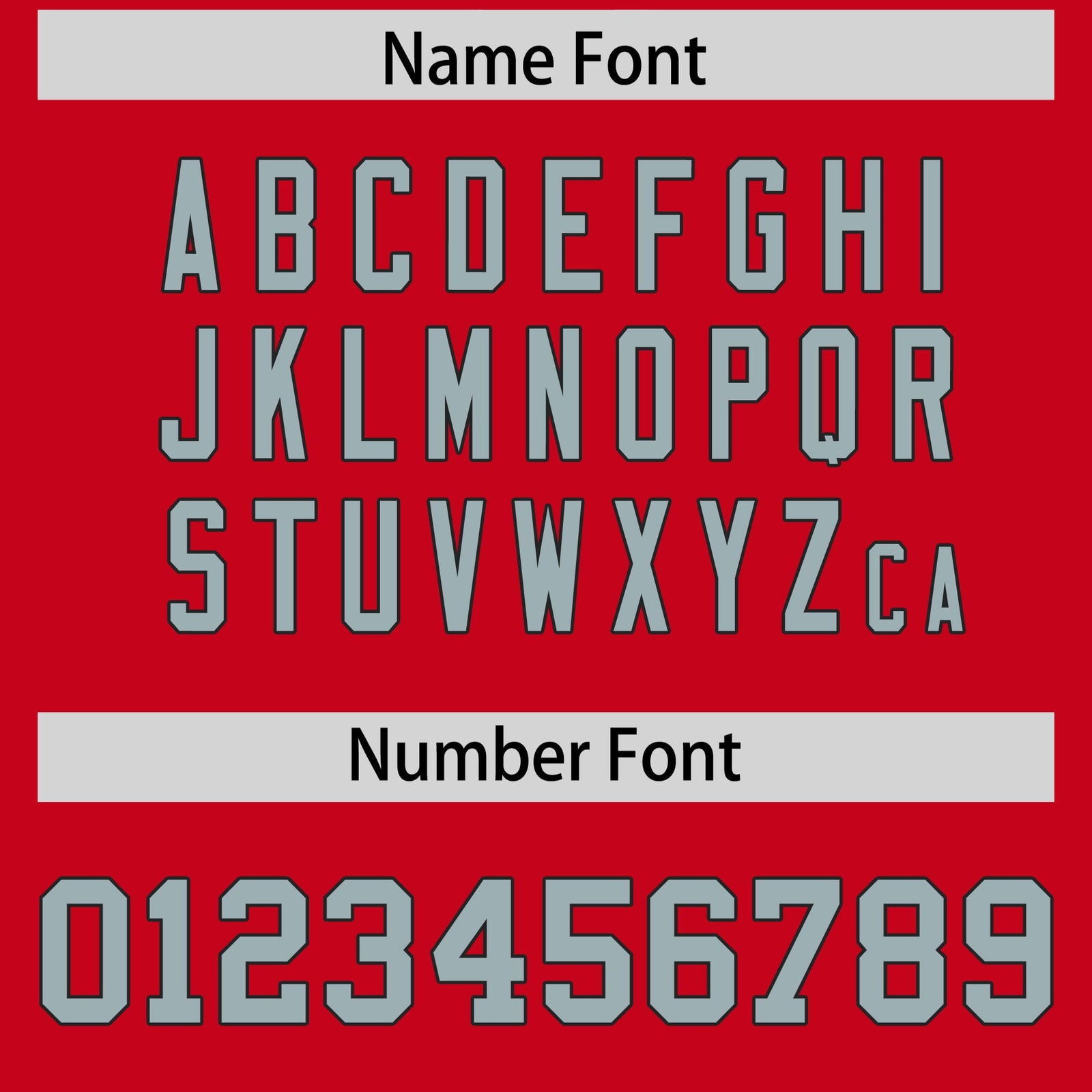 Custom Flag Football Jersey | Red Gray Color Block For Youth & Men | Add Name, Number & Logo | KXKSHOP