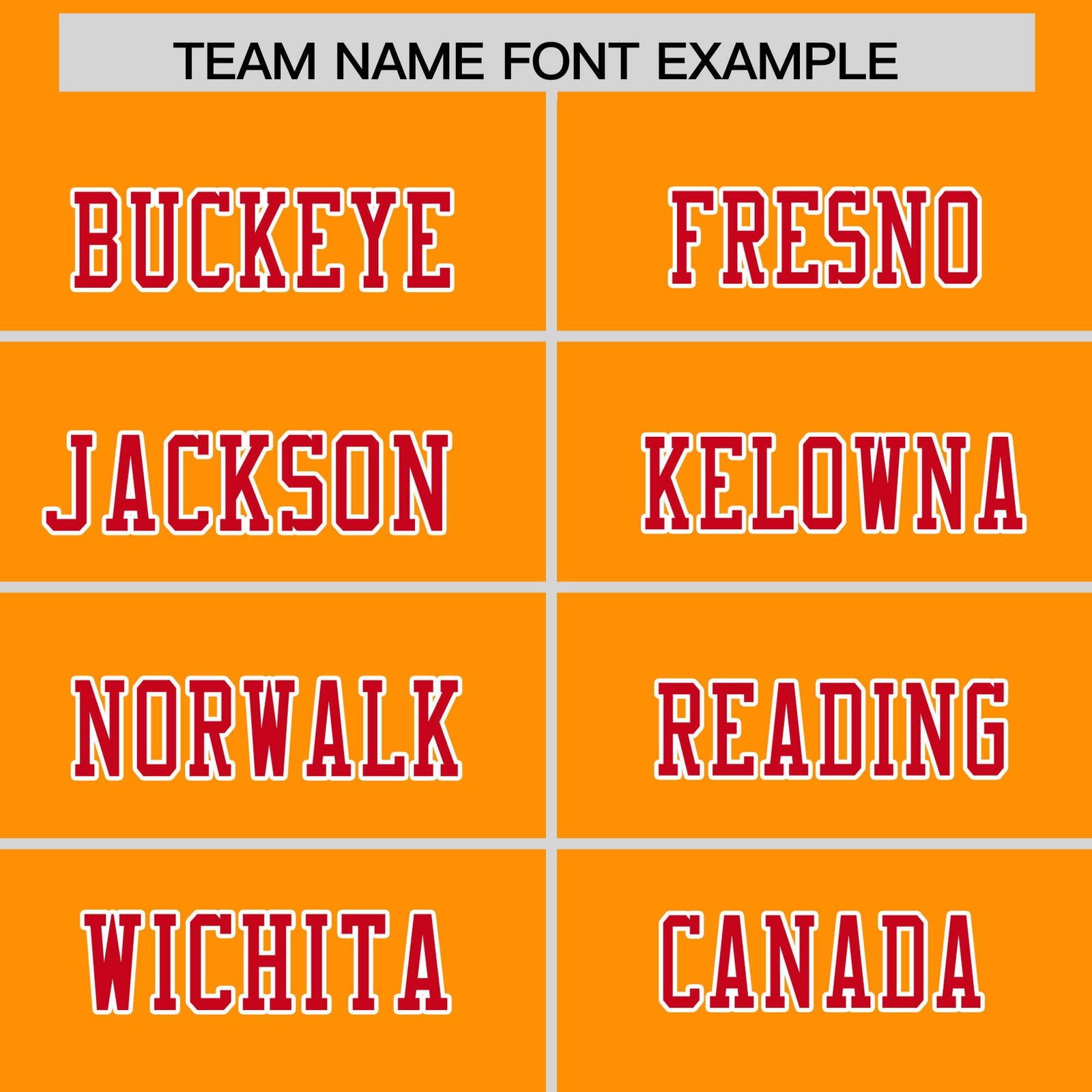 Custom Flag Football Jersey | Gold Orange Red Color Block For Youth & Men | Add Name, Number & Logo | KXKSHOP