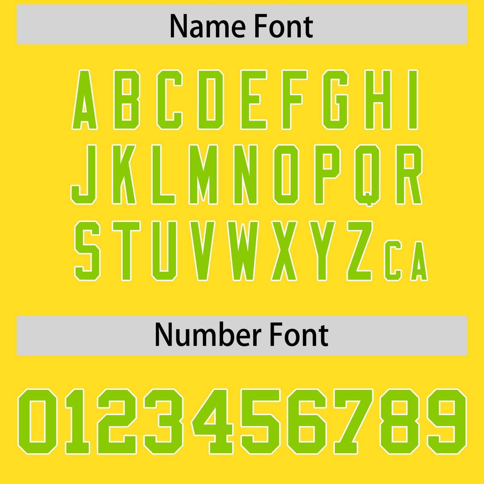 Custom Flag Football Jersey | Gold Neon Green Color Block For Youth & Men | Add Name, Number & Logo | KXKSHOP