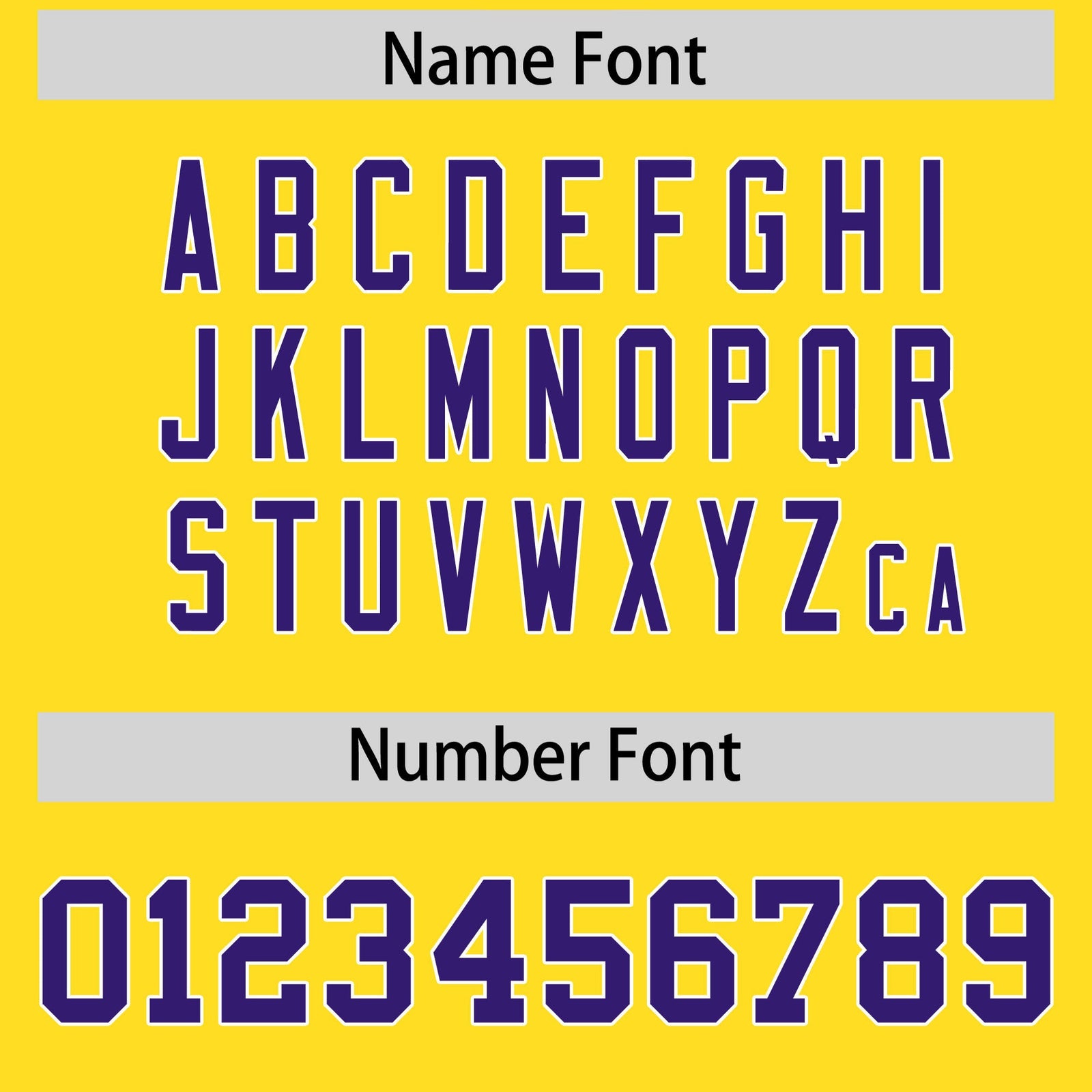 Custom Flag Football Jersey | Gold Purple Color Block For Youth & Men | Add Name, Number & Logo | KXKSHOP