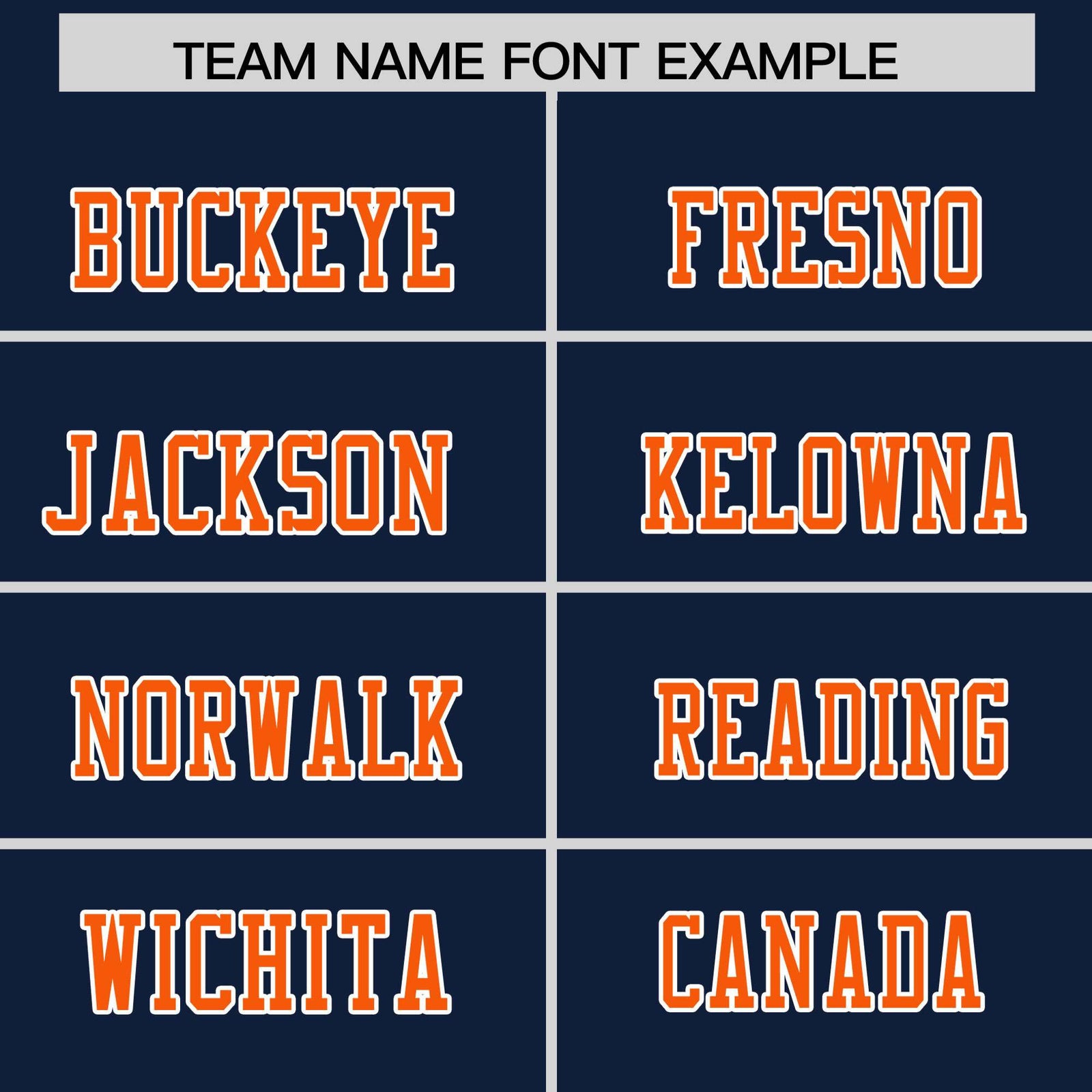 Custom Flag Football Jersey | Navy Orange Color Block For Youth & Men | Add Name, Number & Logo | KXKSHOP