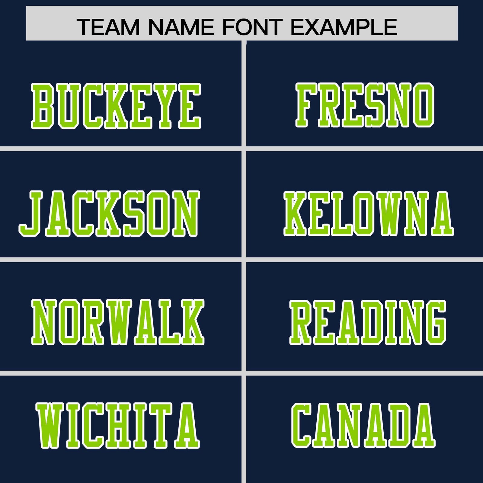 Custom Flag Football Jersey | Navy Neon Green Color Block For Youth & Men | Add Name, Number & Logo | KXKSHOP