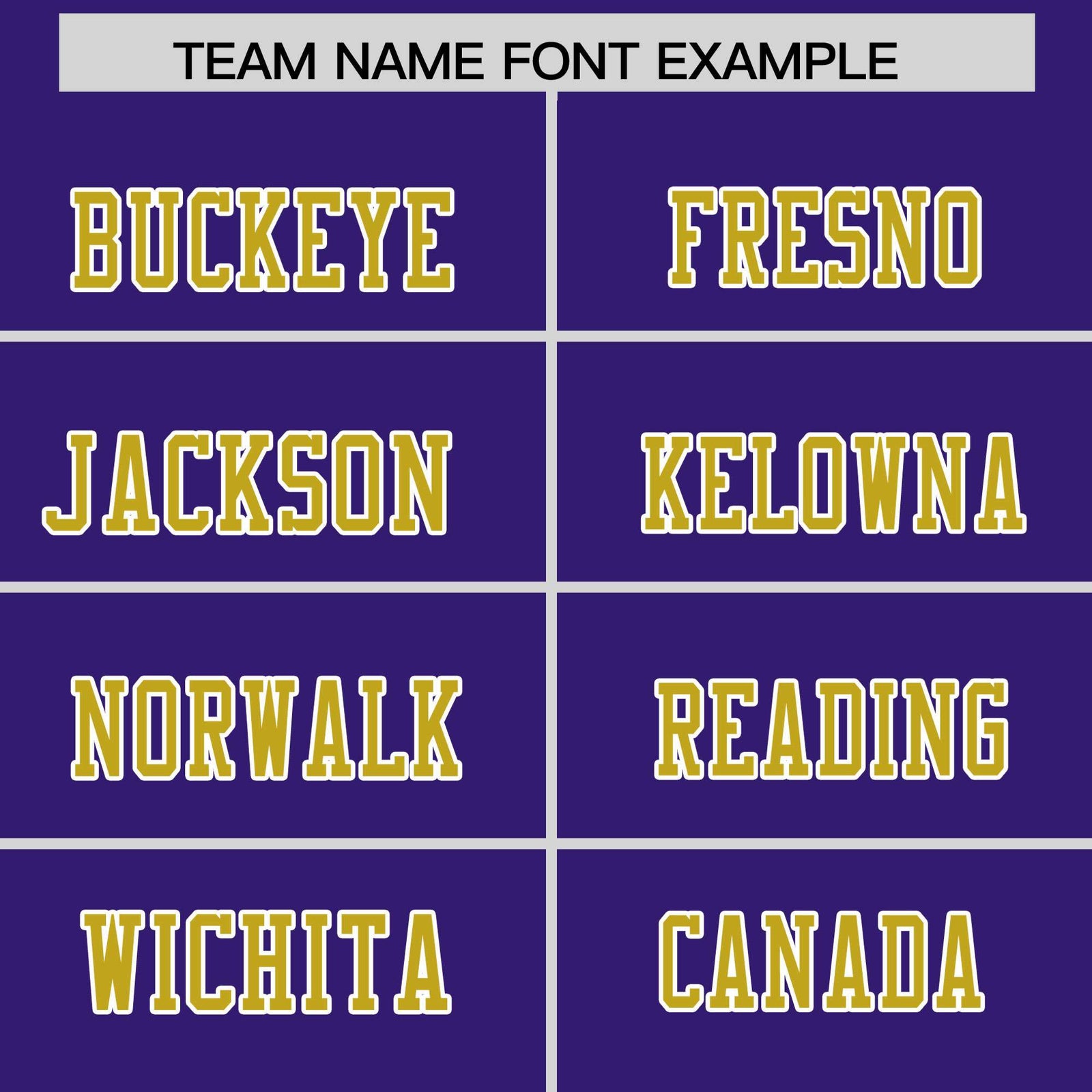 Custom Flag Football Jersey | Purple Old Gold Color Block For Youth & Men | Add Name, Number & Logo | KXKSHOP
