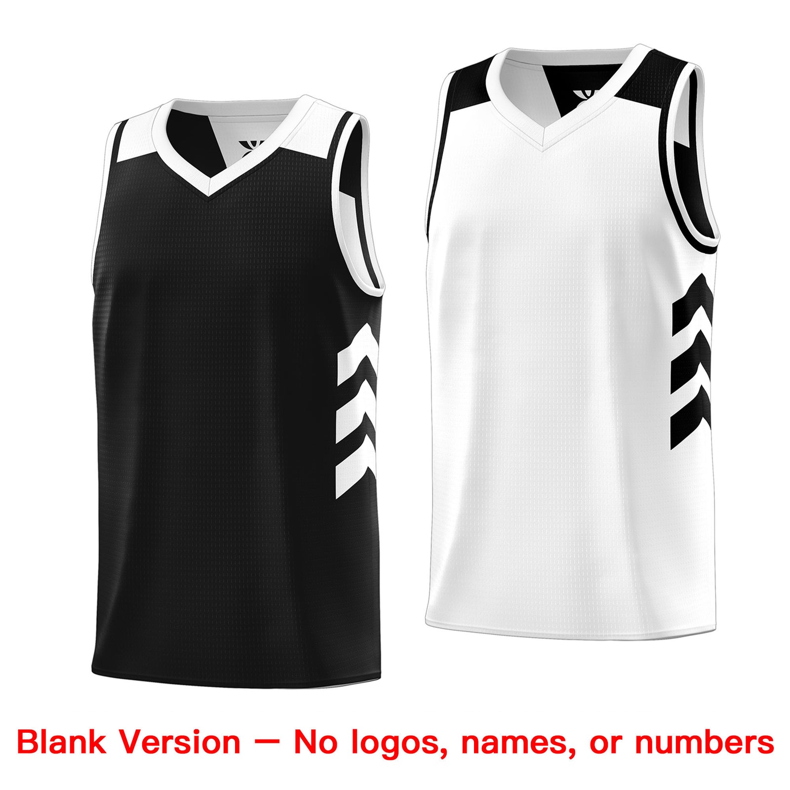 Custom Black White Reversible Tops Basketball Jersey | Custom Reversible Basketball Jerseys with Numbers