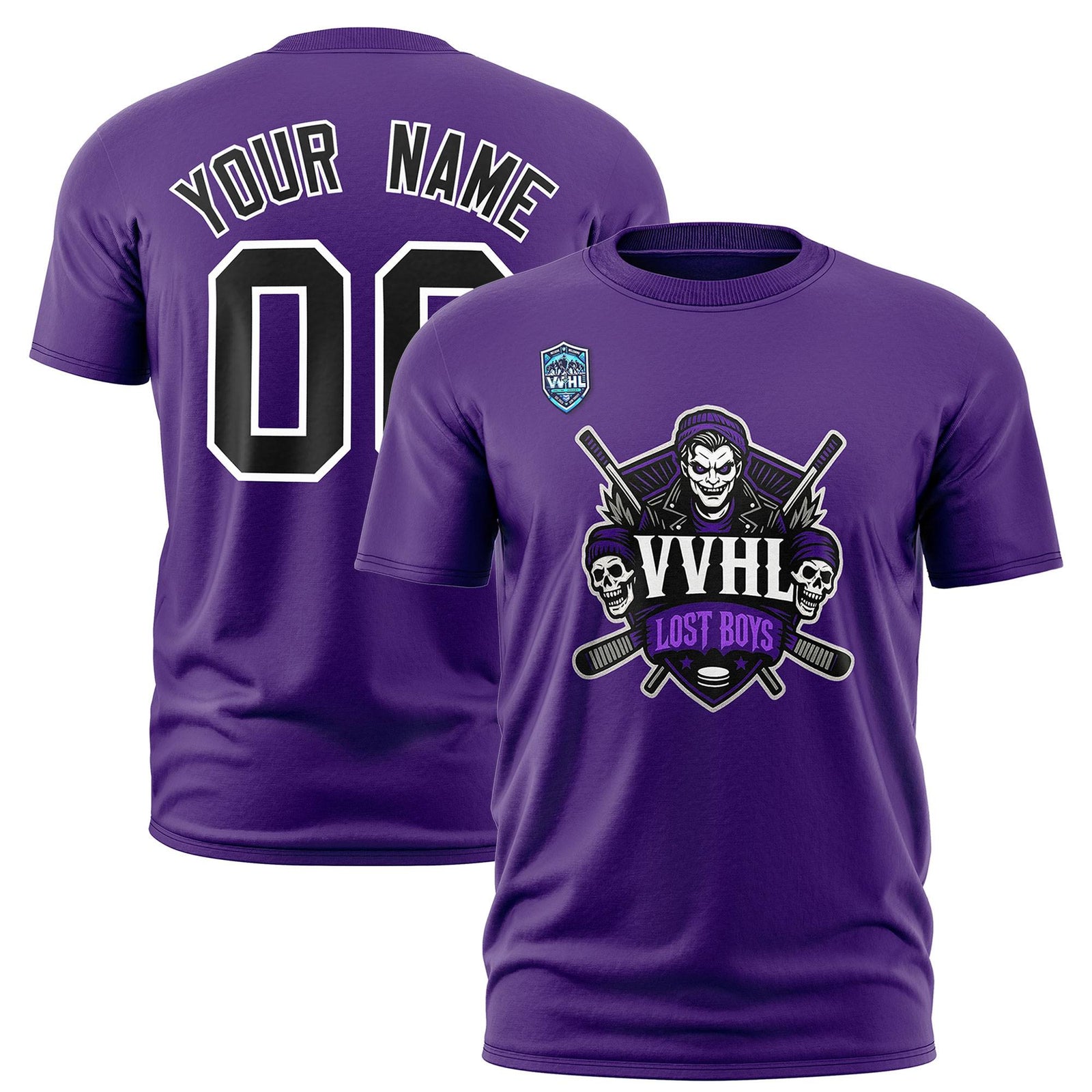 VVHL Purple Black-White S7-lost-boys T-Shirt