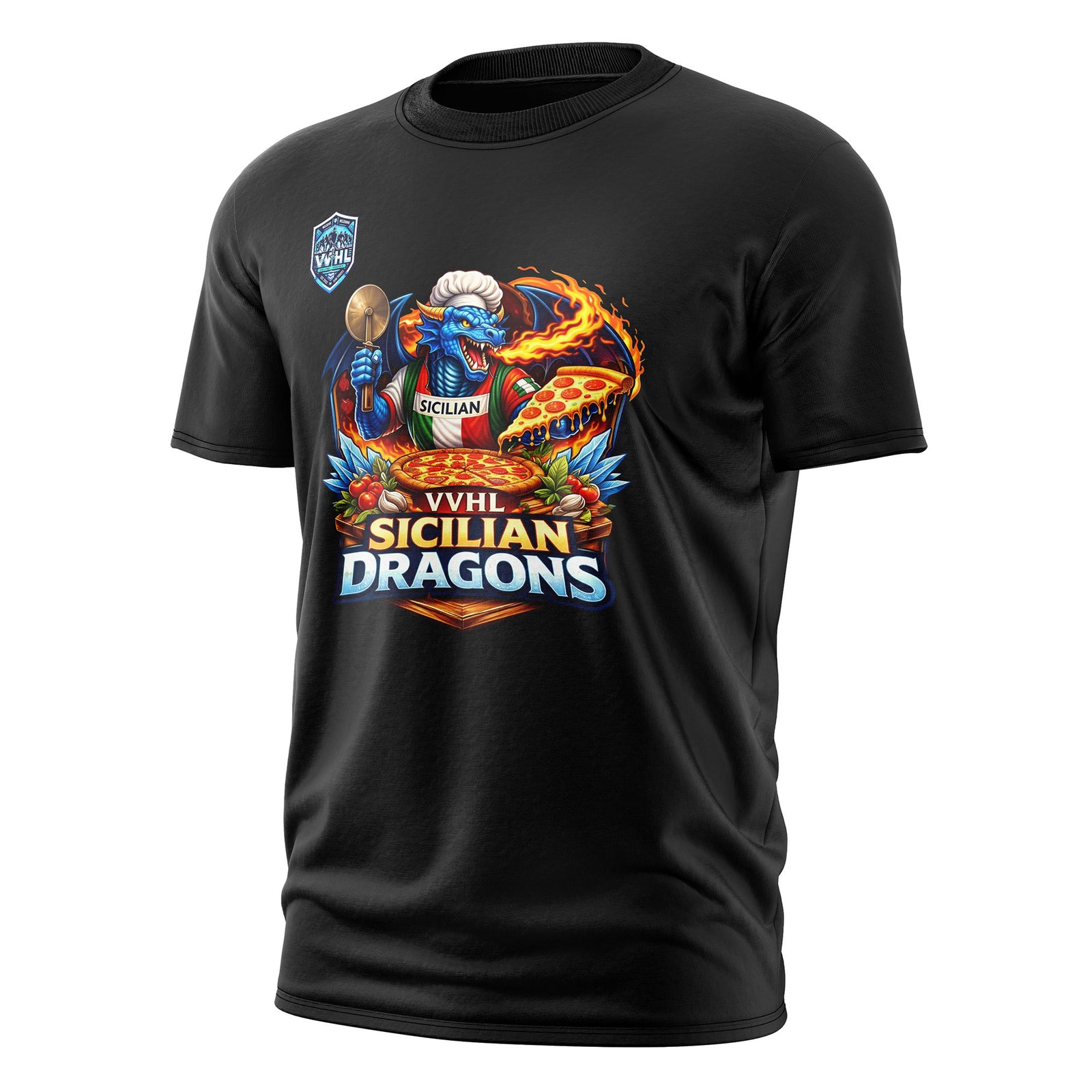VVHL S11 Sicilian Dragons Black T-Shirs