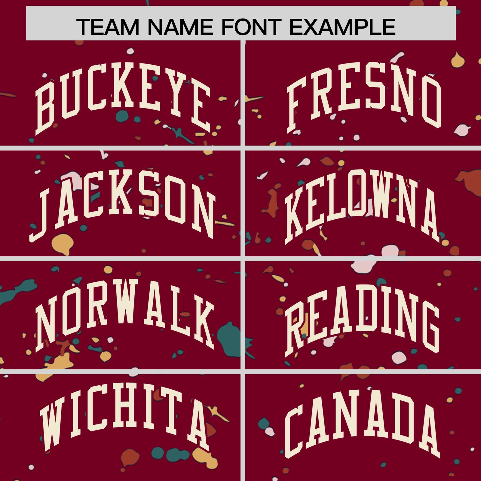 Custom Crimson Cream Spray Painting Graffiti Pattern Personalization T-shirt| KXKSHOP