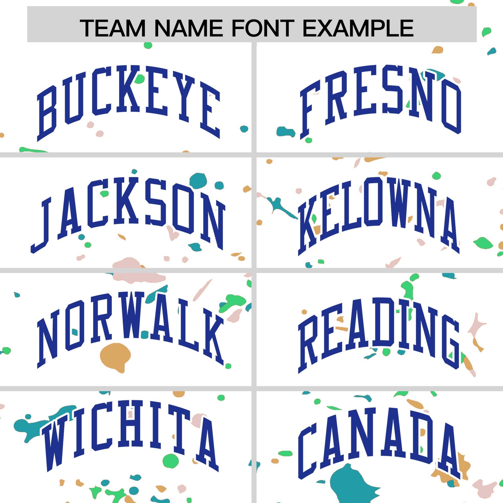 Custom White Royal Blue Spray Painting Graffiti Pattern Personalization T-shirt| KXKSHOP