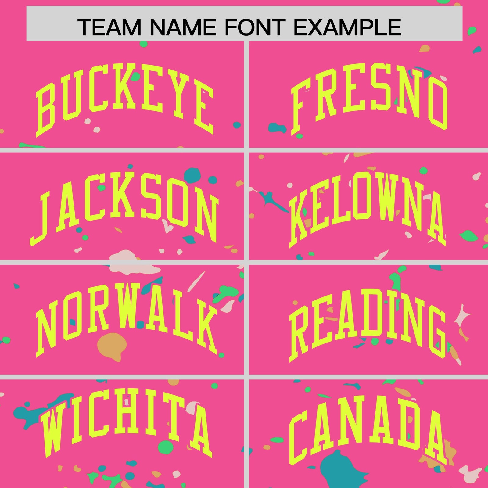 Custom Pink Fluorescent Green Spray Painting Graffiti Pattern Personalization T-shirt| KXKSHOP