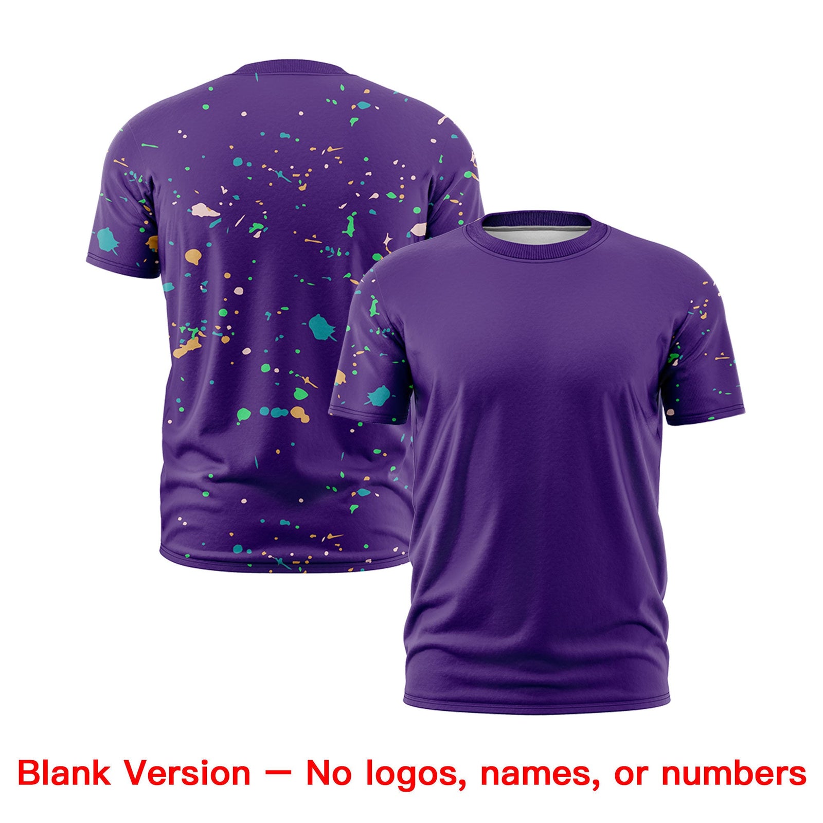 Custom Purple Pink White Spray Painting Graffiti Pattern Personalization T-shirt| KXKSHOP
