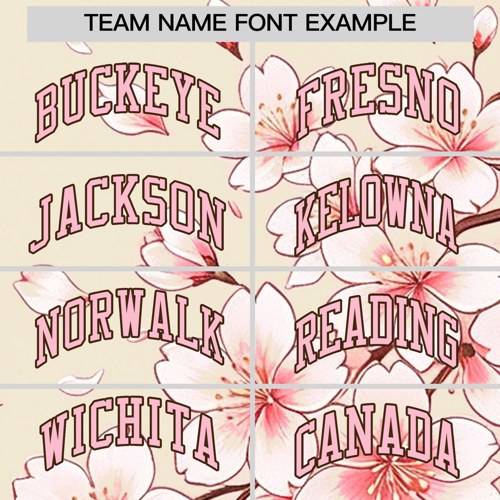 Custom Light Khaki Light Pink Light Brown Cherry Blossoms Personalization Moisture-Wicking T-shirt| KXKSHOP