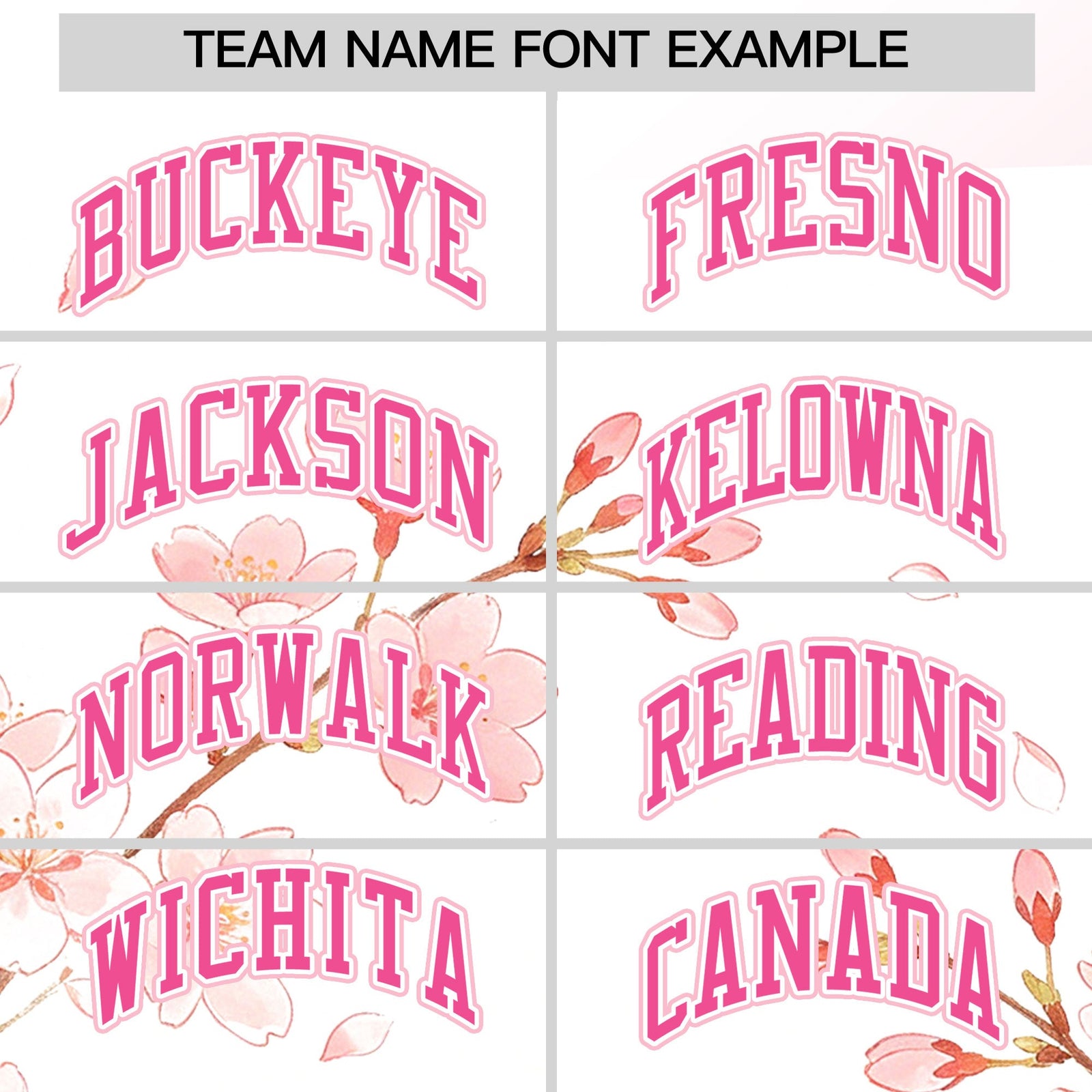 Custom White Pink Light Pink Cherry Blossoms Personalization Moisture-Wicking T-shirt| KXKSHOP