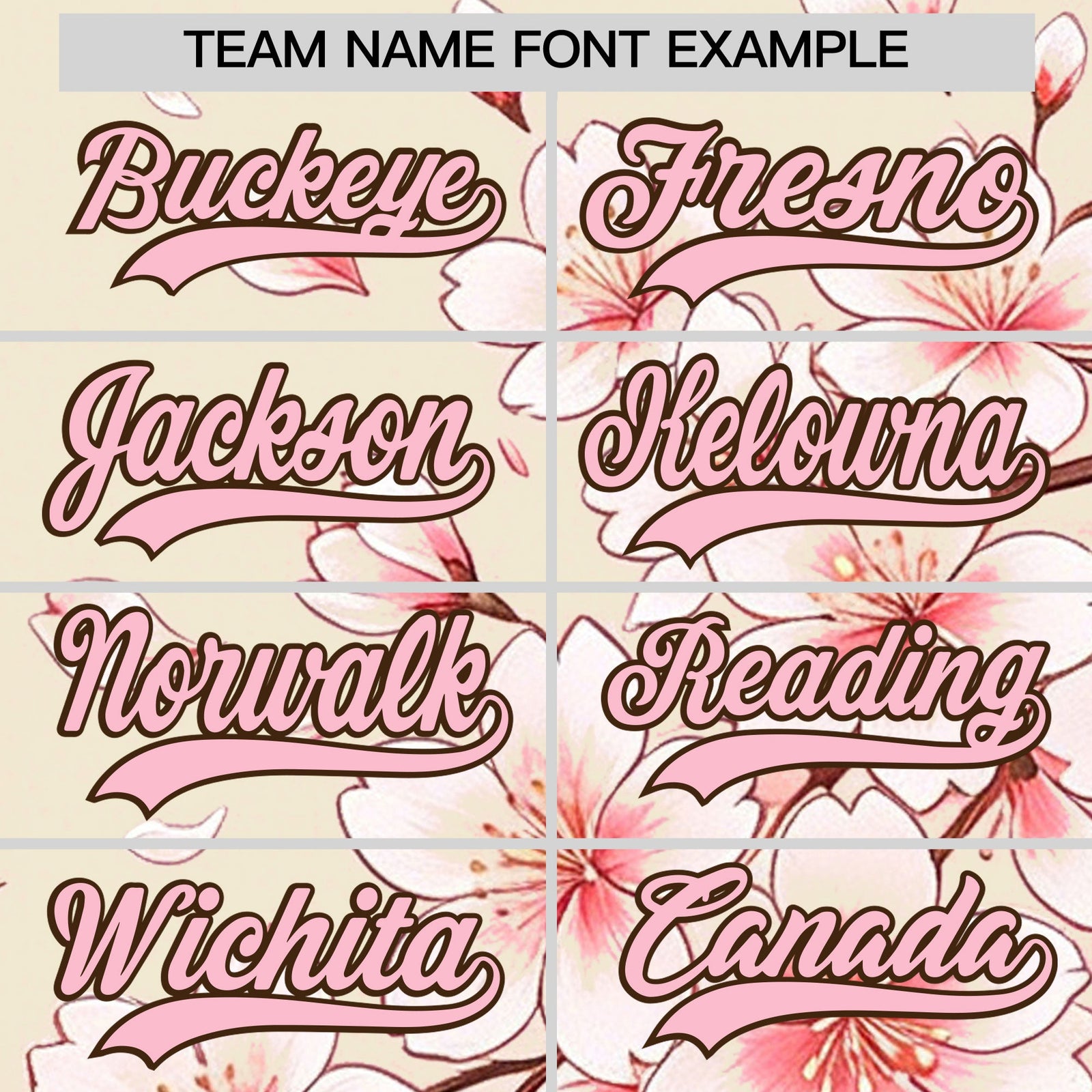 Custom Light Khaki Light Pink Light Brown Cherry Blossoms Personalization Moisture-Wicking T-shirt| KXKSHOP