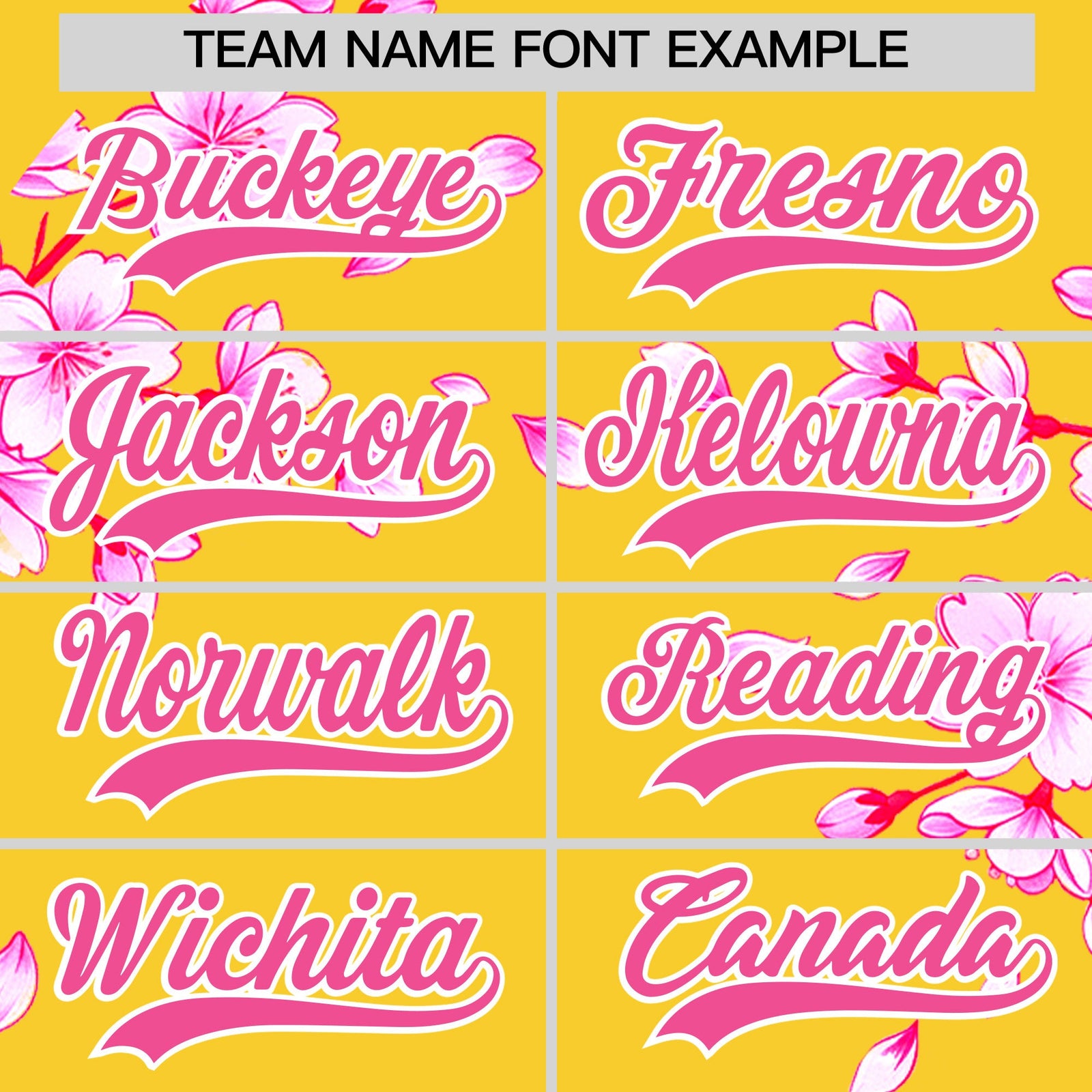 Custom Gold Pink White Cherry Blossoms Personalization Moisture-Wicking T-shirt| KXKSHOP