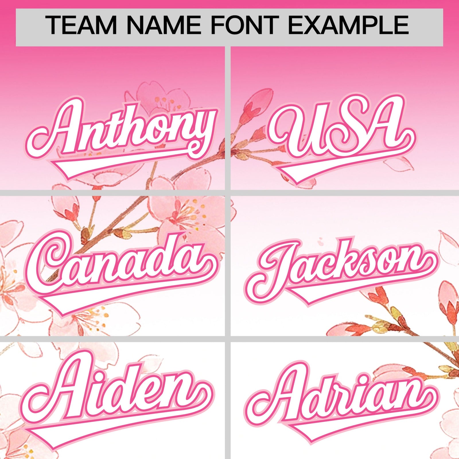 Custom Pink White Light Pink Cherry Blossoms Personalization Stretch Fabric T-shirt| KXKSHOP