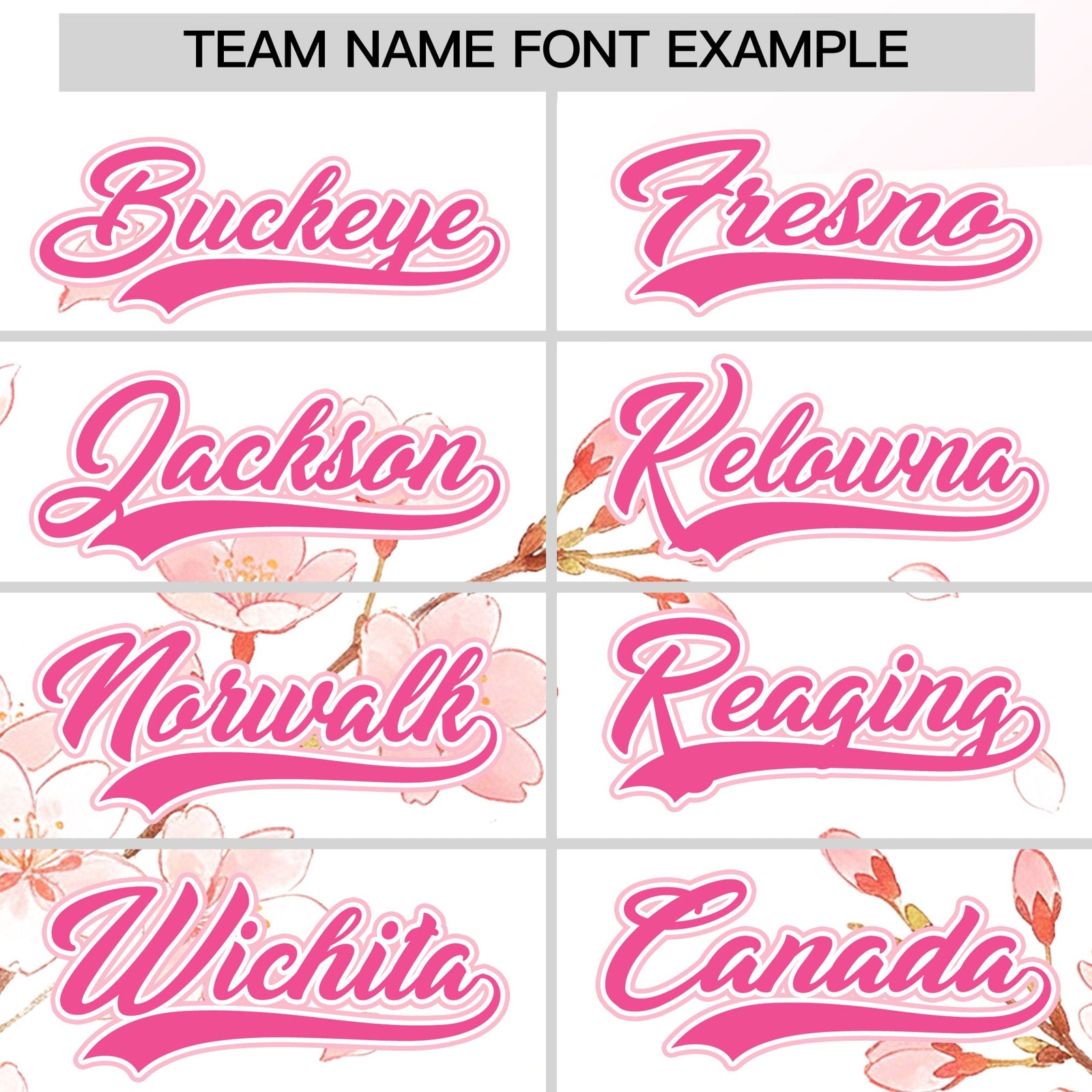 Custom White Pink Light Pink Cherry Blossoms Personalization Moisture-Wicking T-shirt| KXKSHOP