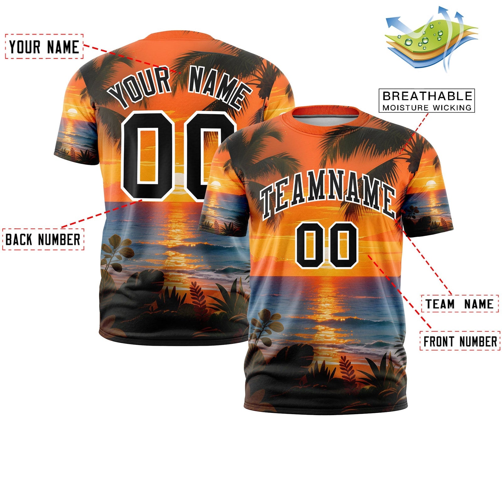 Custom Black White Graffiti Pattern Hawaiian Style T-shirt| KXKSHOP