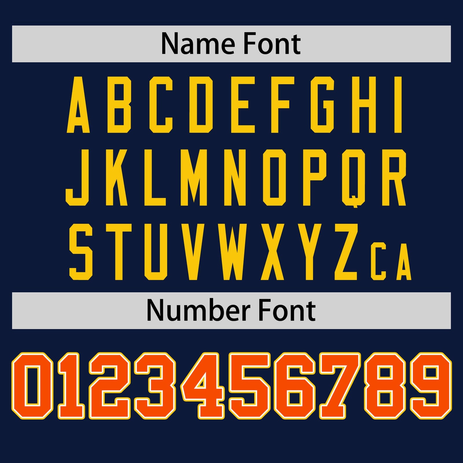 Custom Navy Orange Classic Style Stripe Fashion T-shirt| KXKSHOP