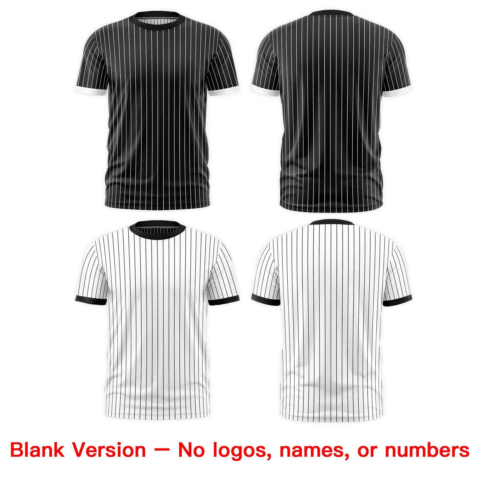 Custom White Black Silver Reversible Stripe Fashion T-shirt| KXKSHOP