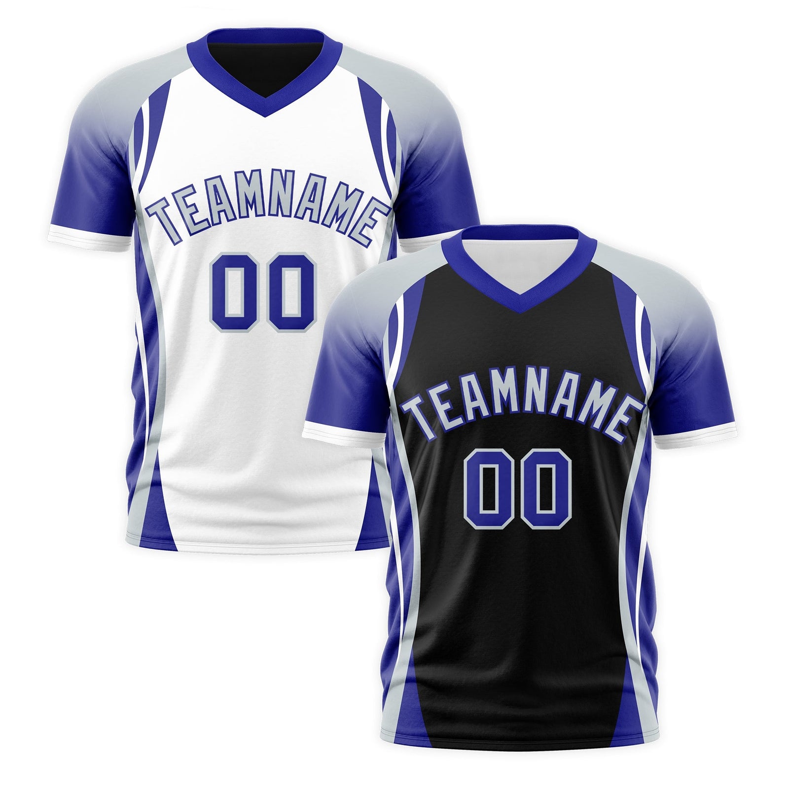 Custom Black Gray Royal Blue Reversible Breathable T-shirt| KXKSHOP