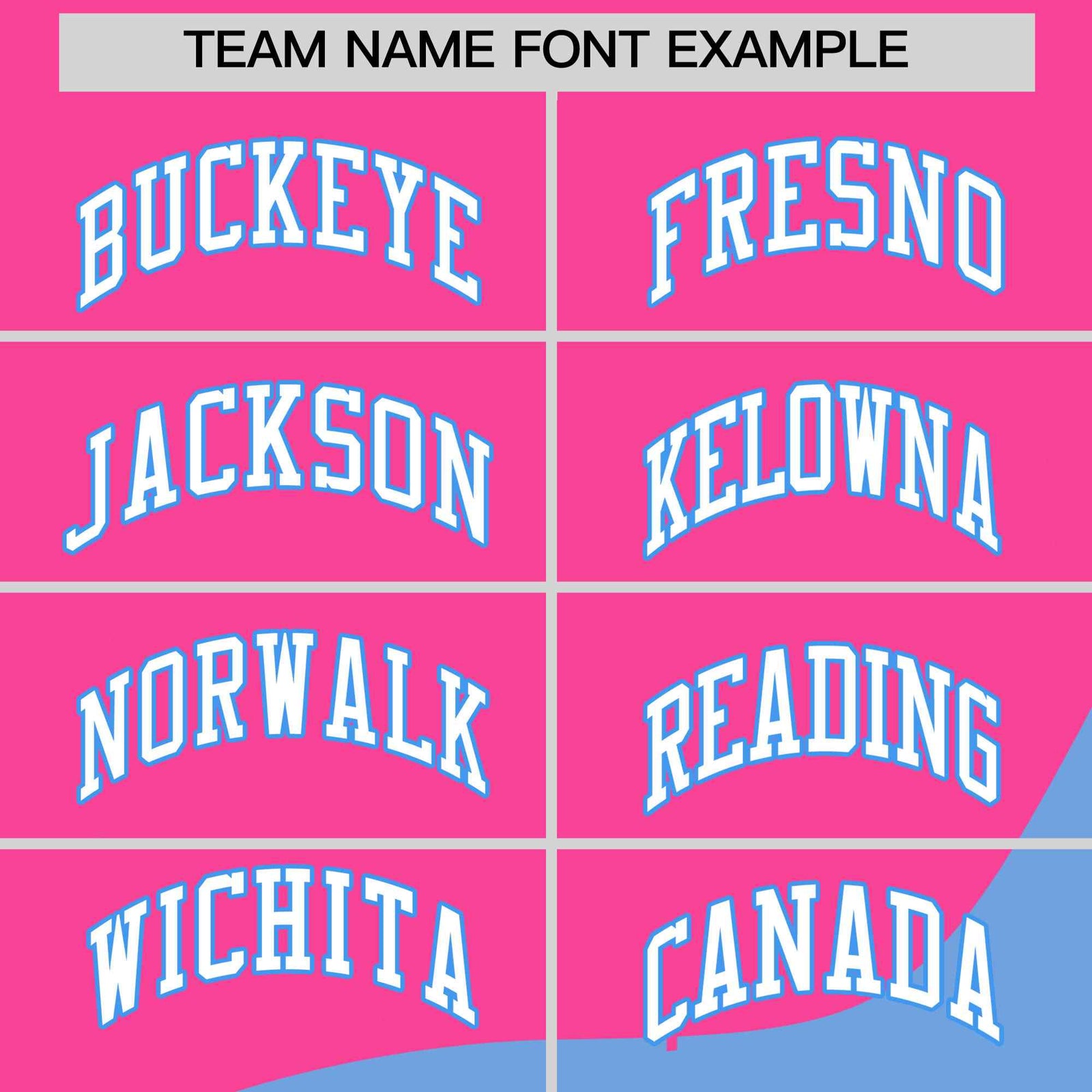 Custom Pink Powder Blue Color Block Varsity Full-Zip Letterman Wave Hoodie Jacket