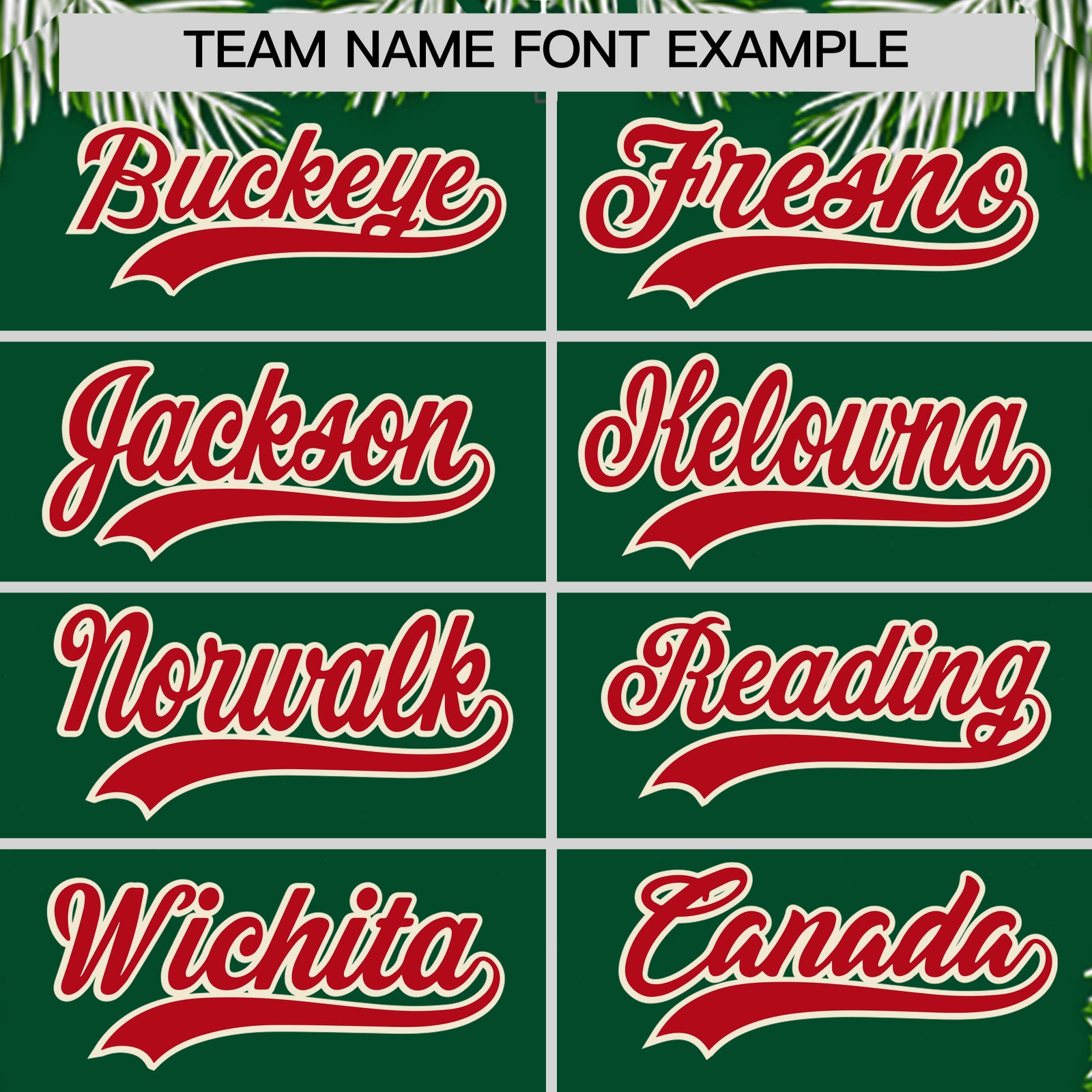 Custom Kelly Green Red Christmas Graffiti Pattern Athletic Full-Zip Hoodie