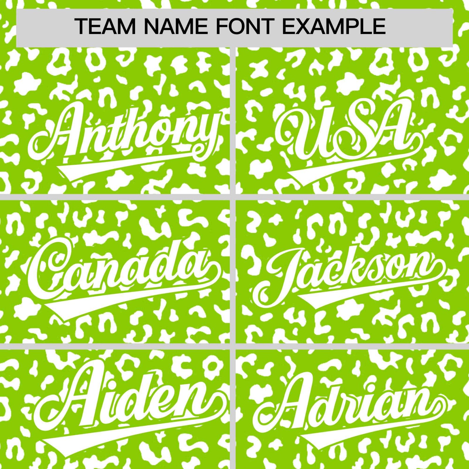 Custom Neon Green White Varsity Full-Zip Letterman Leopard Print Hoodie Jacket