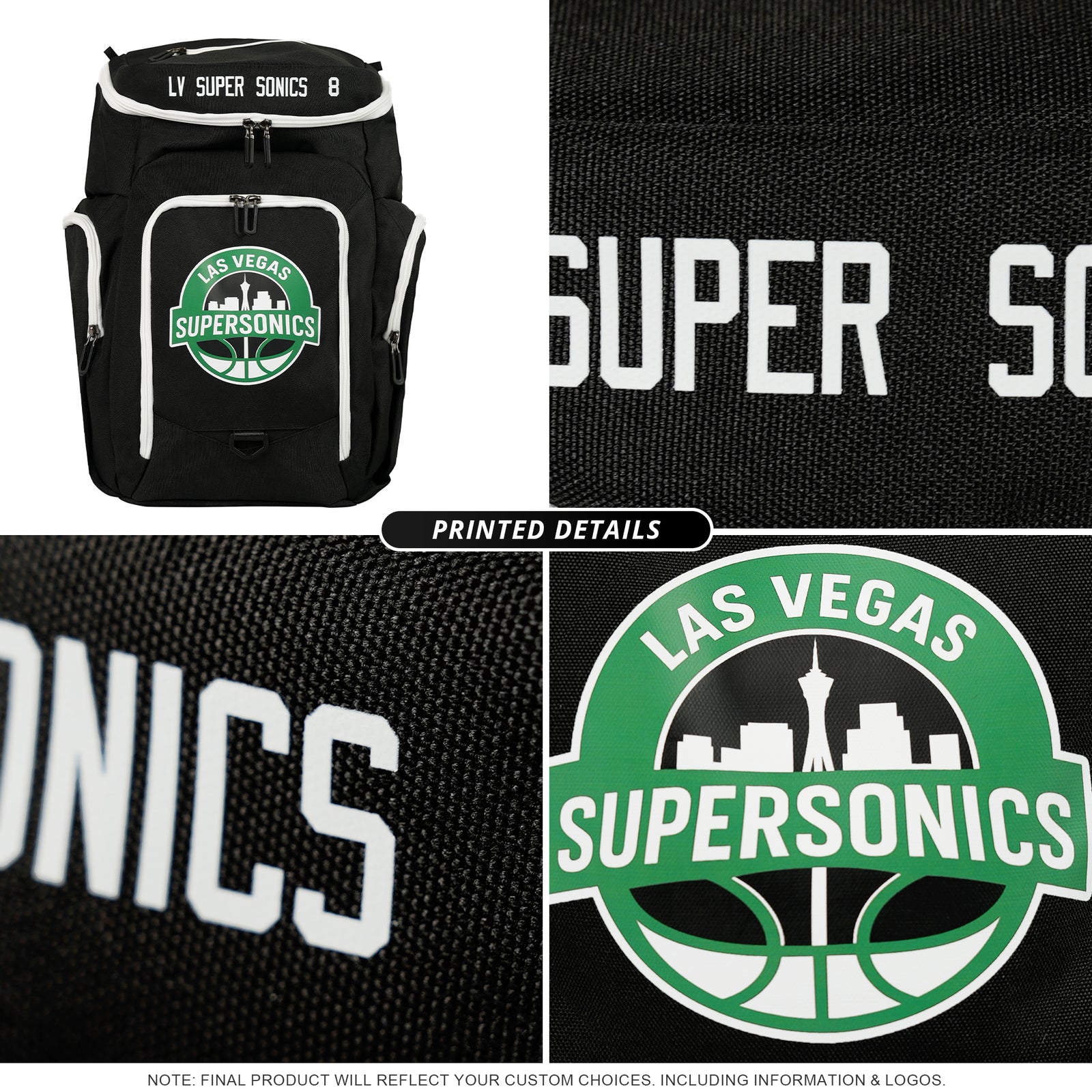 Custom Sports Bag for Basketball, Soccer & More Basketball Backpack