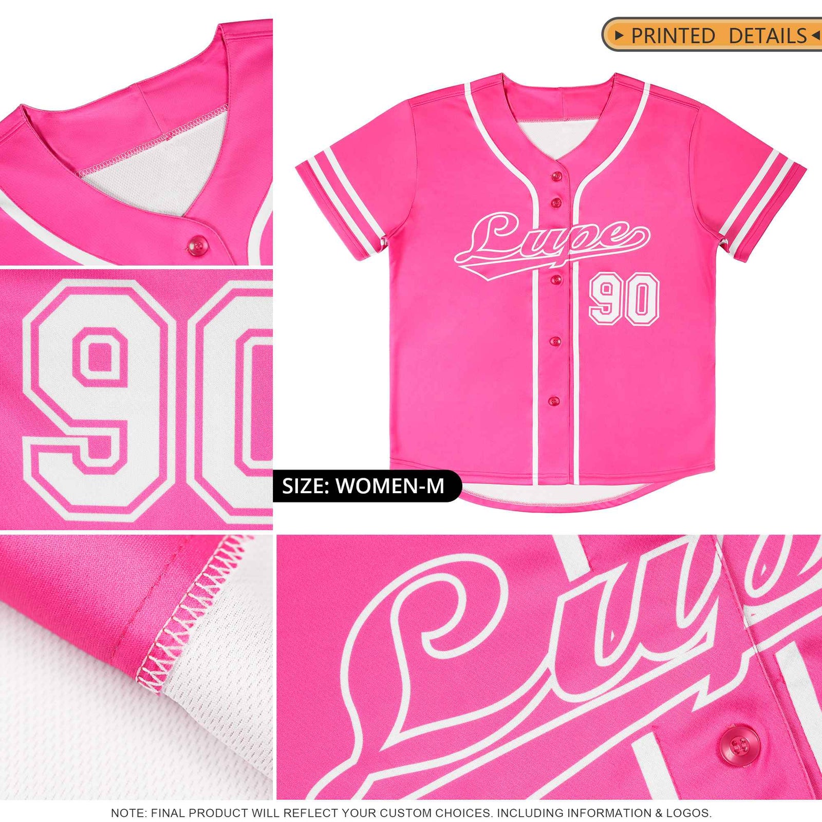 Custom White Yellow-Green Classic Style Authentic Baseball Jersey