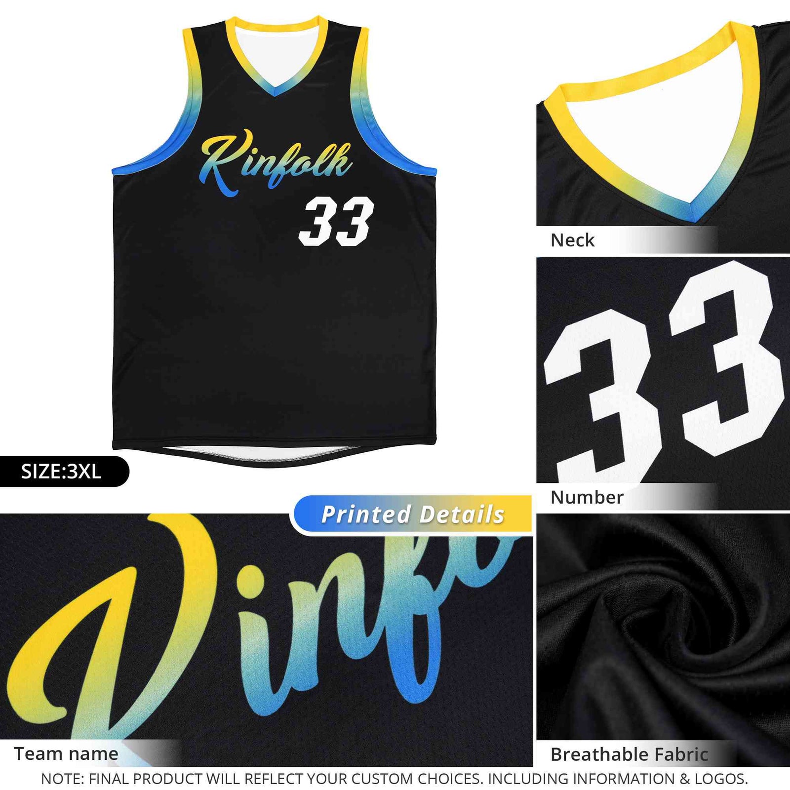 Custom Kelly Green White-Orange Classic Sports Uniform Basketball Jersey