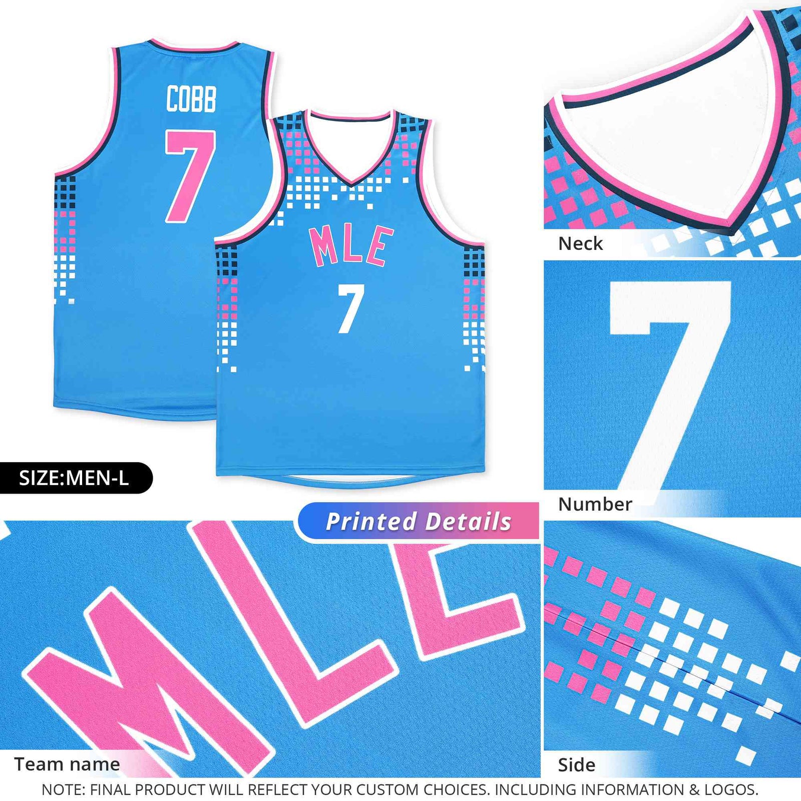 Custom Black Side Rhombus Graffiti Pattern Sets Basketball Jersey
