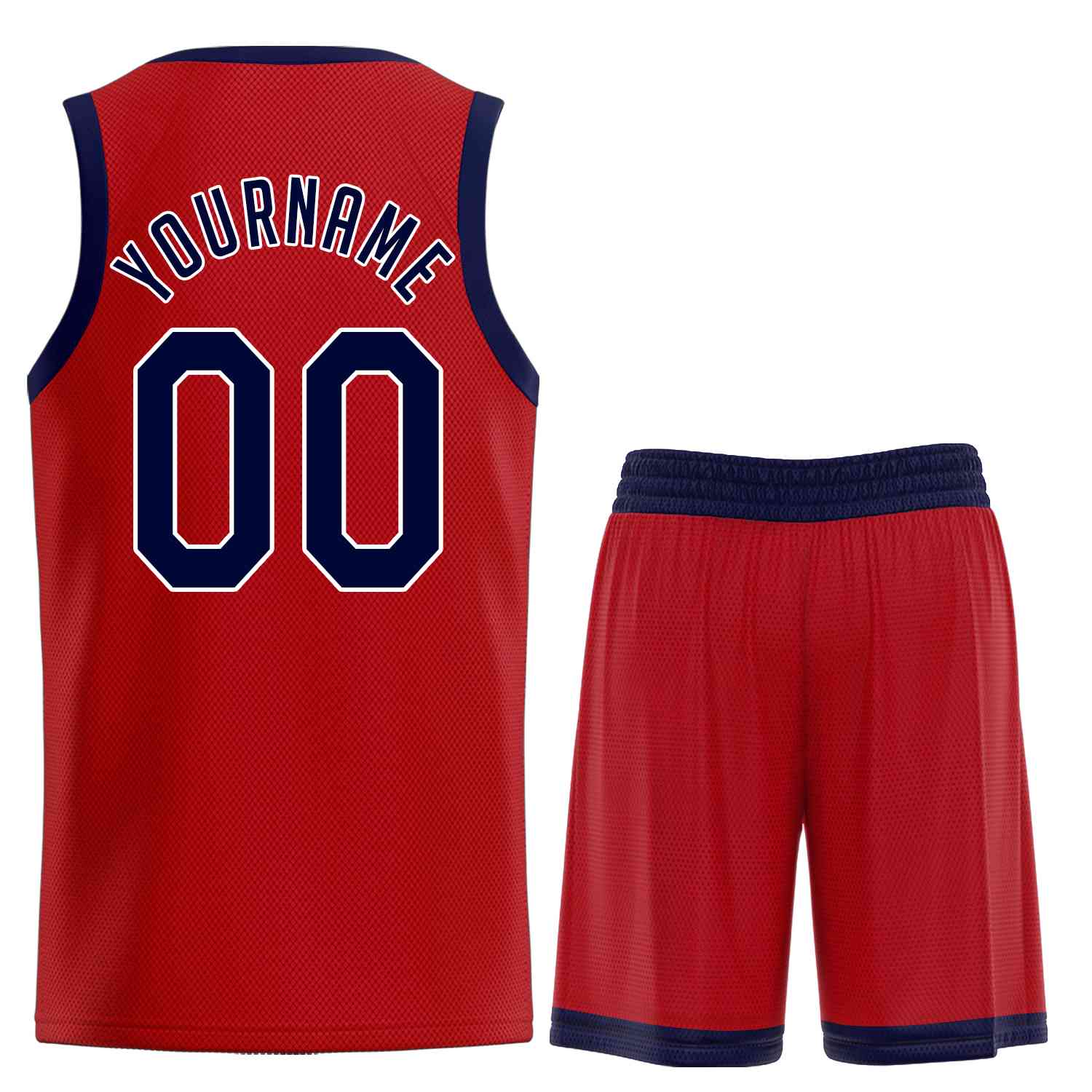 Custom Red Navy Classic Sets Sports Uniform Basketball Jersey