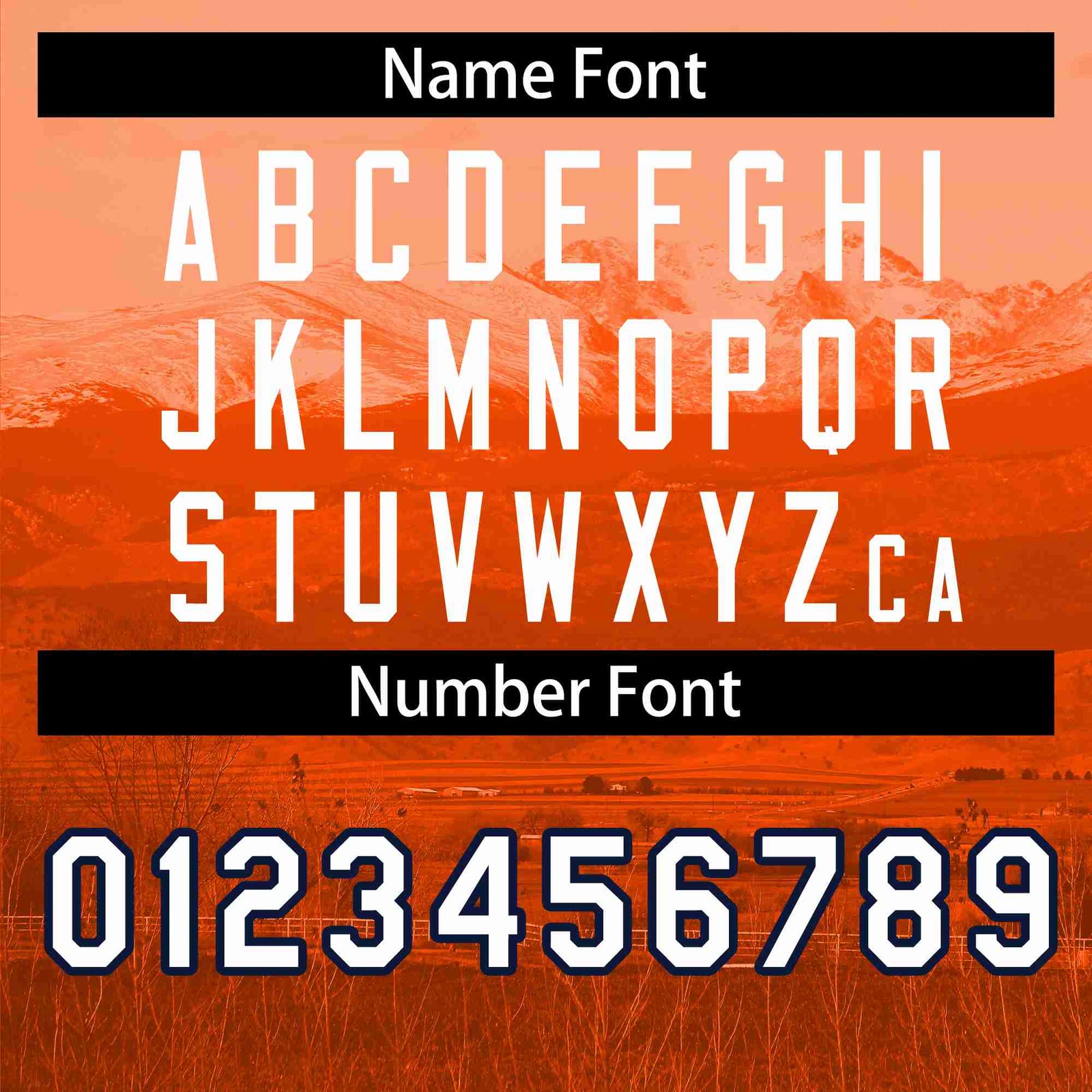 Custom Orange White-Navy Denver City Connect Baseball Jersey