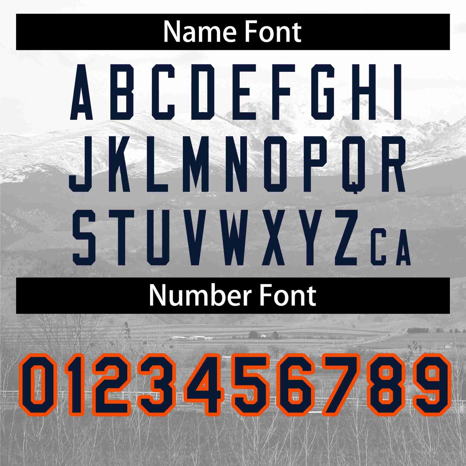Custom White Navy-Orange Denver City Skyline Baseball Jersey