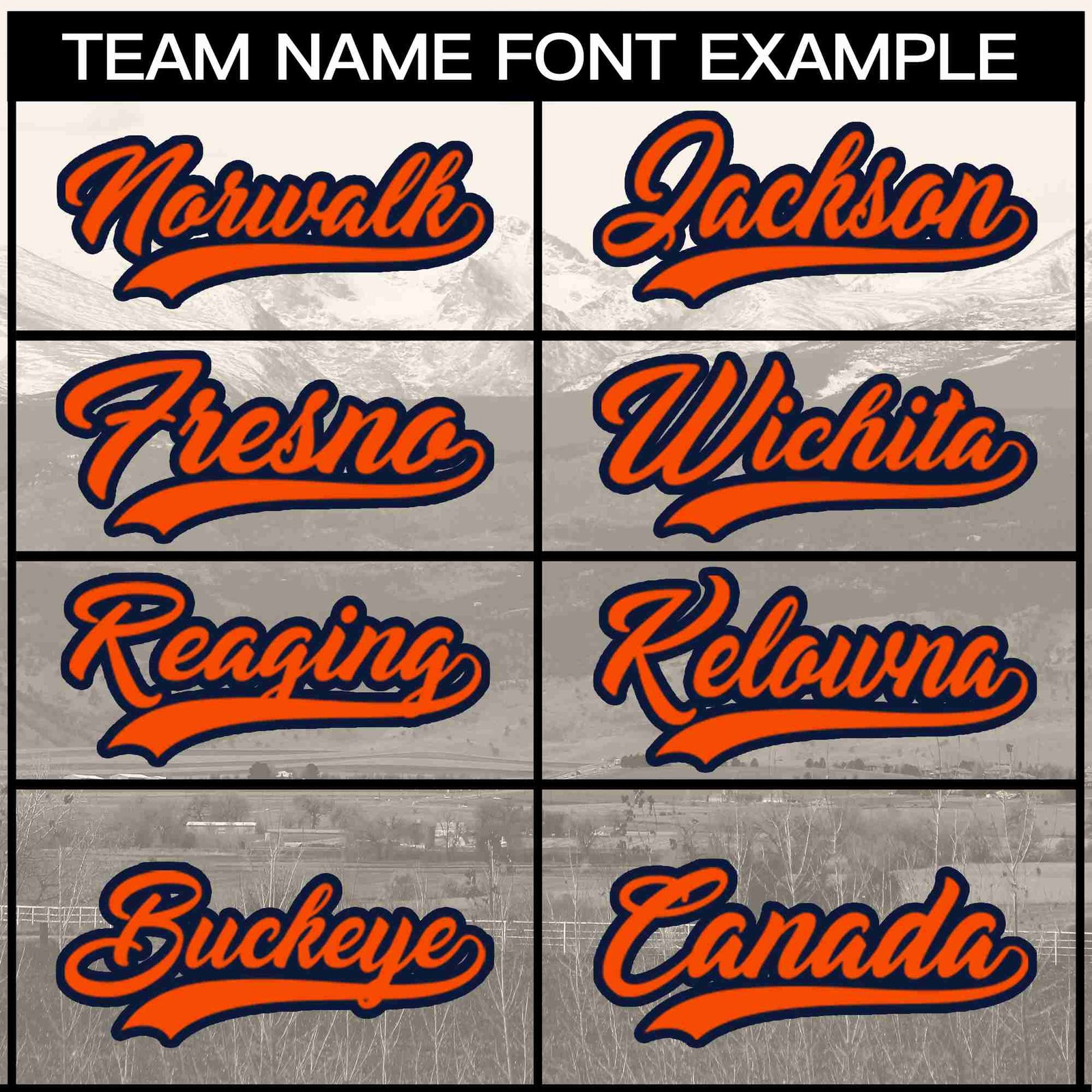 Custom Cream Orange-Navy Denver City Skyline Baseball Jersey