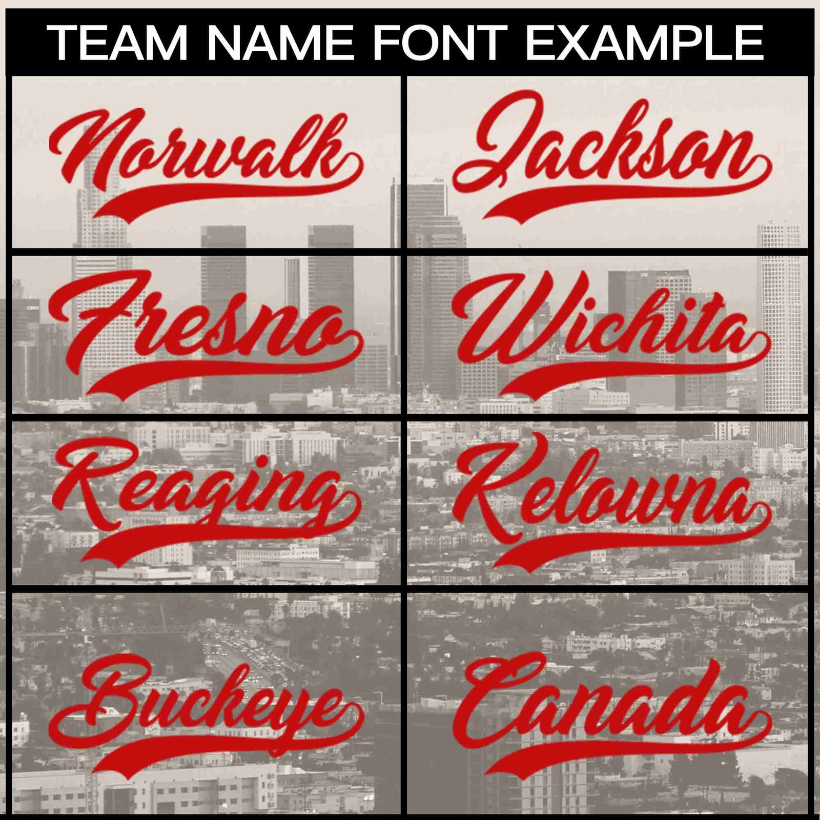 Custom Cream Red-Khaki Los Angeles City Skyline Baseball Jersey