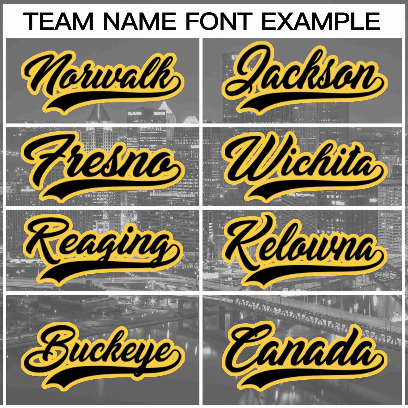 Custom Gray Black-Yellow Pittsburgh City Skyline Baseball Jersey