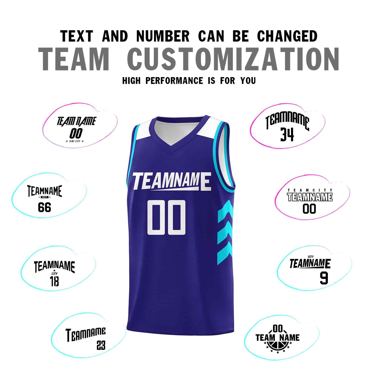 Custom Royal White Classic Sets Sports Uniform Basketball Jersey