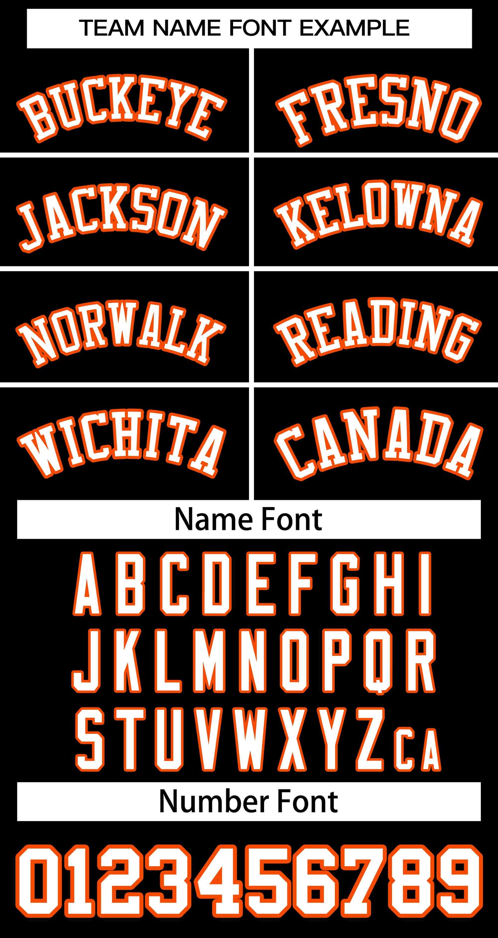 Custom Black White-Orange Classic Style Authentic Two-Button Softball Jersey