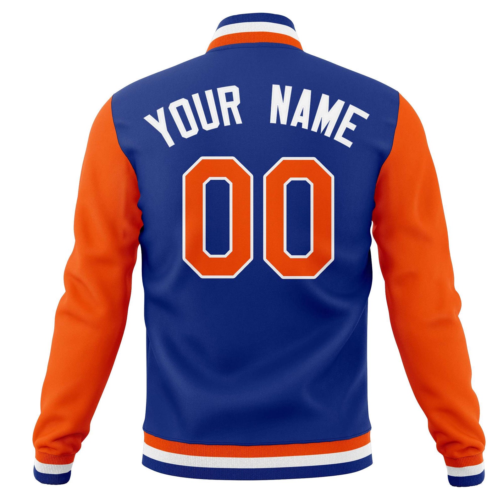 Custom Personalized Letterman Varsity Baseball Jacket Stitched Name Number