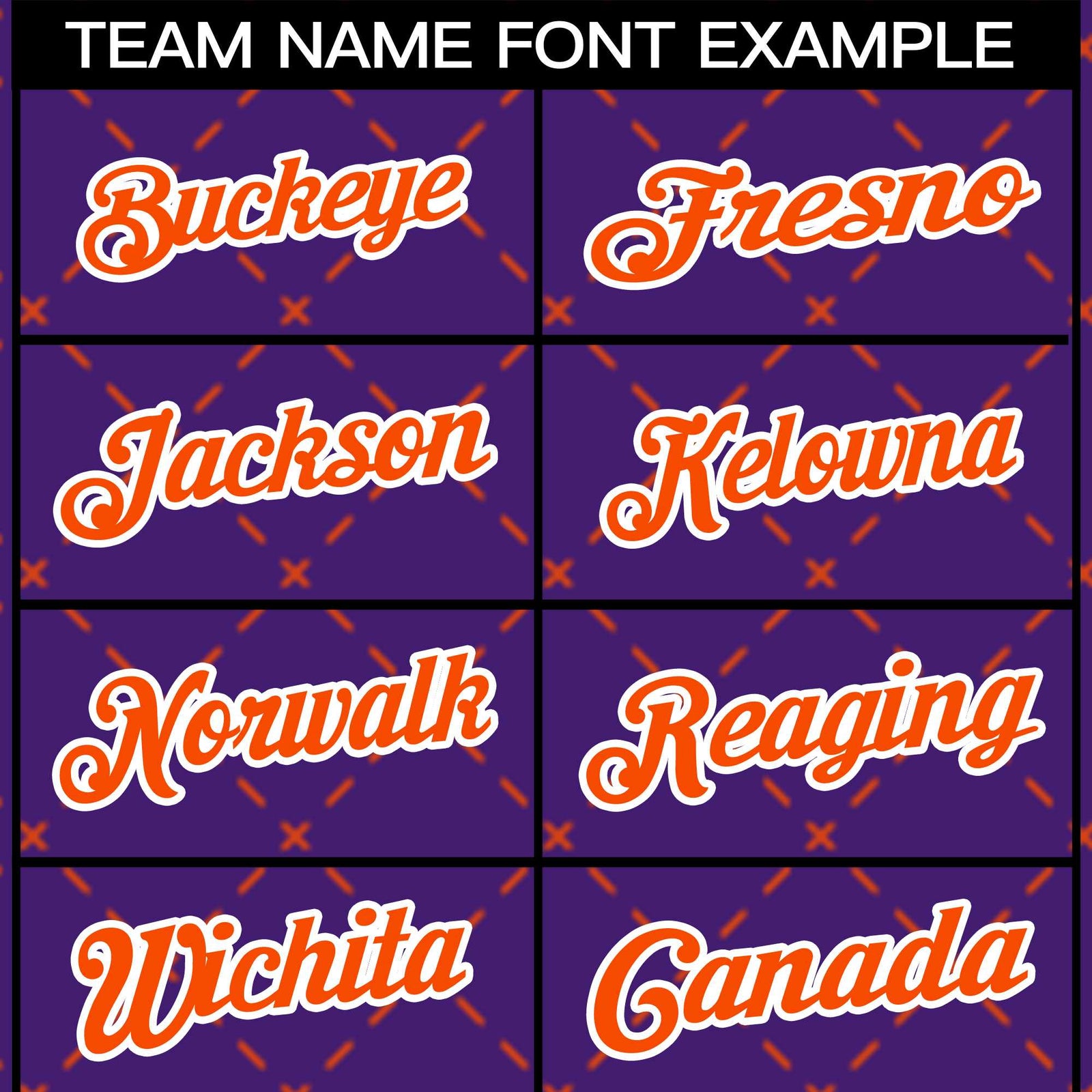 Custom Purple Orange-White Rhombus Authentic Baseball Jersey