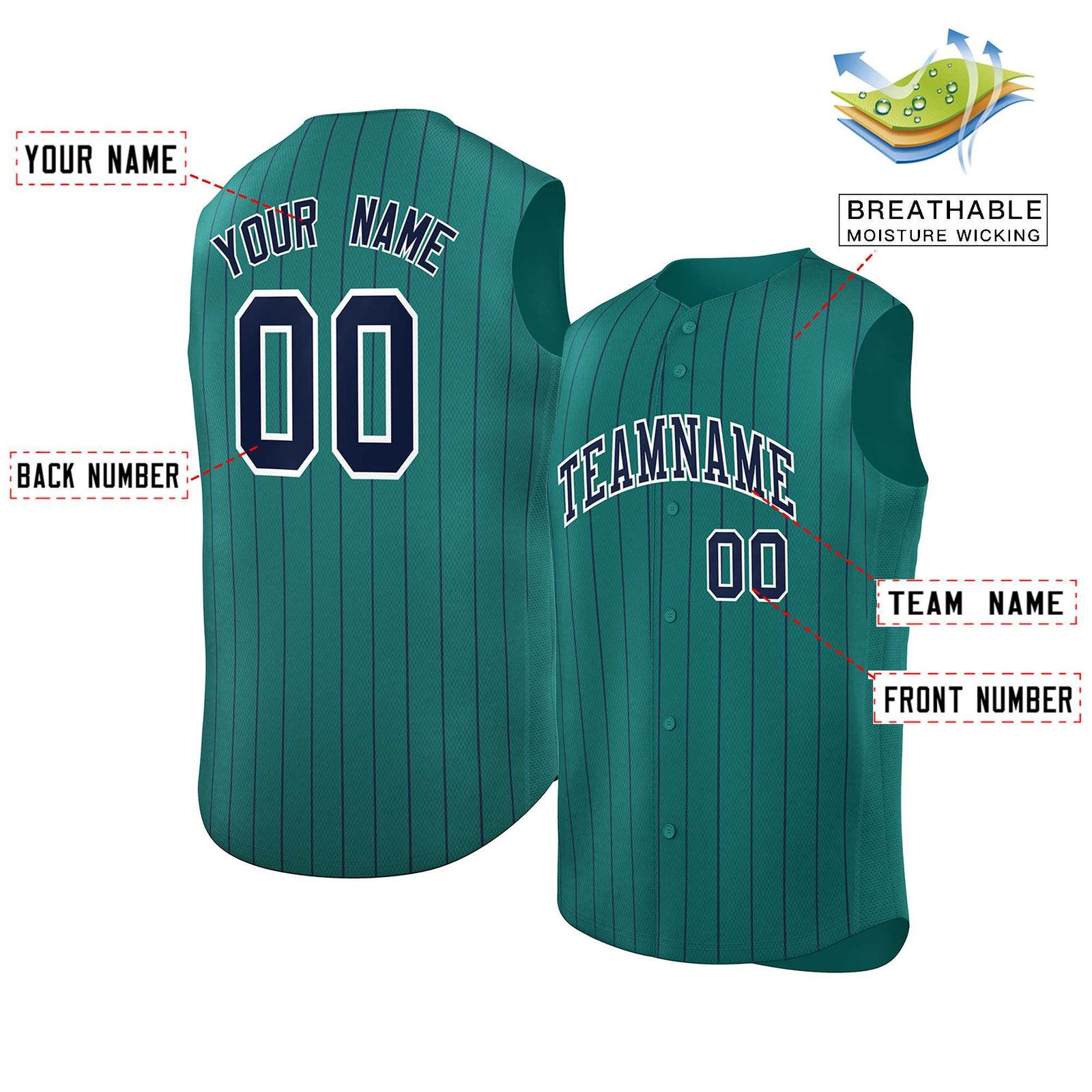 Jersey Aqua