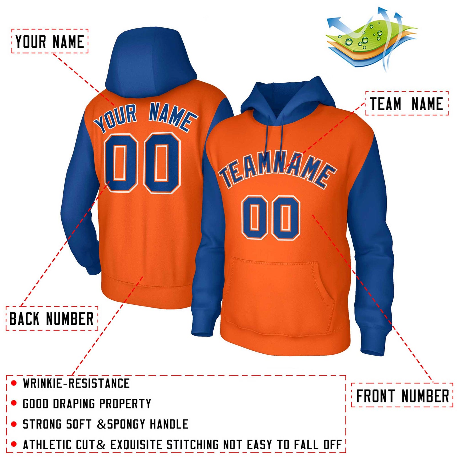 custom bulk pullover hoodies