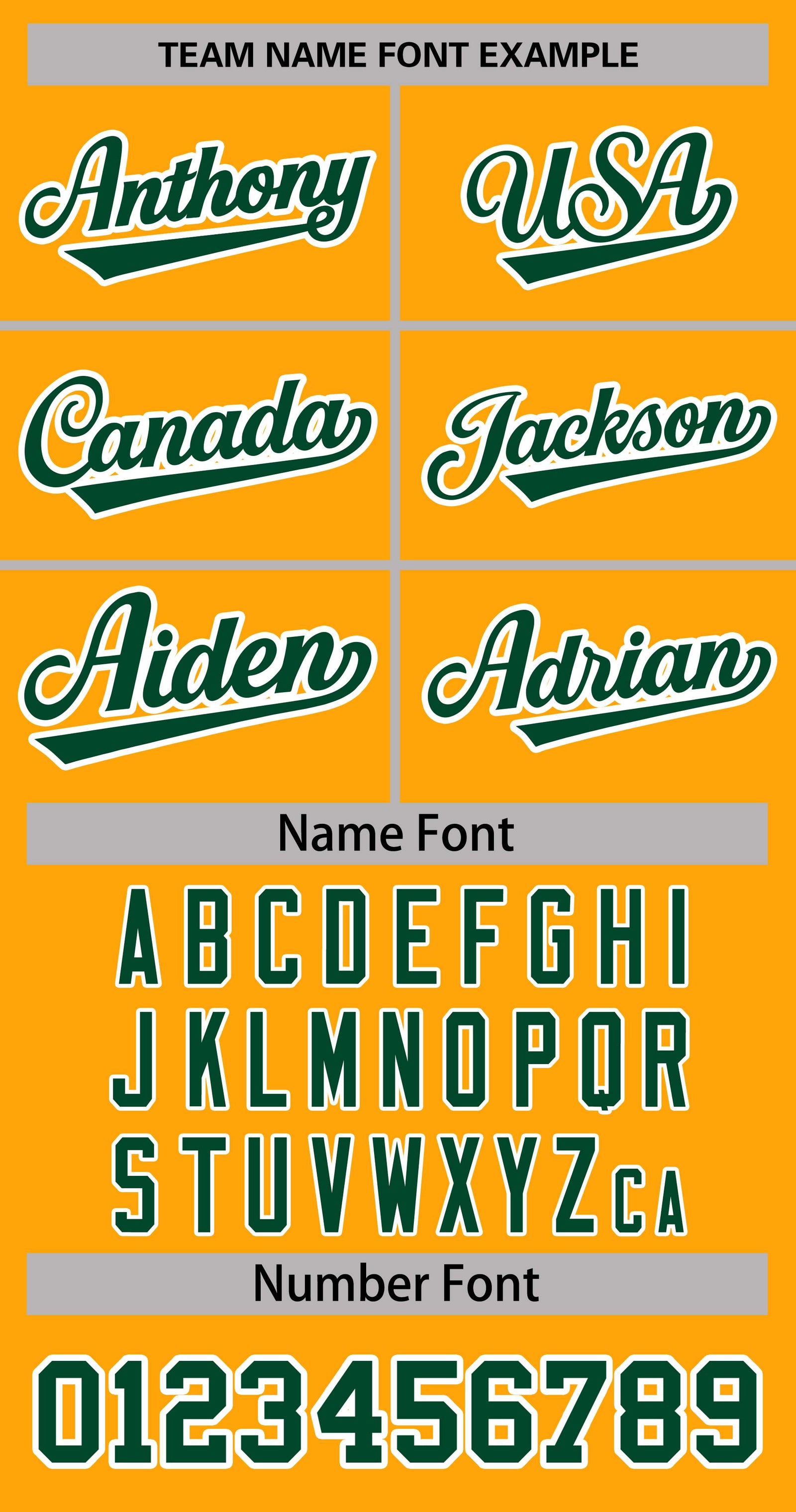 Custom Gold Green-White Classic Style Baseball Jersey For Women