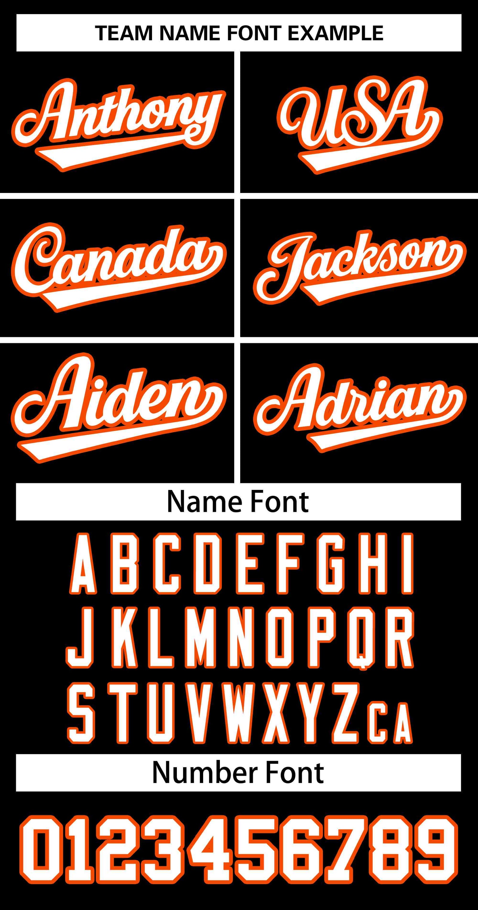 Custom Black White-Orange Classic Style Authentic Two-Button Softball Jersey