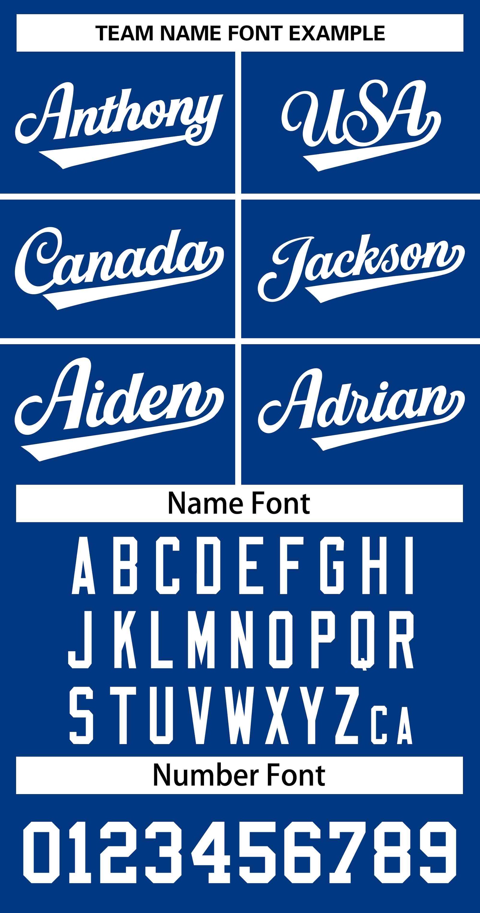 Custom Royal White Classic Style Authentic Two-Button Softball Jersey