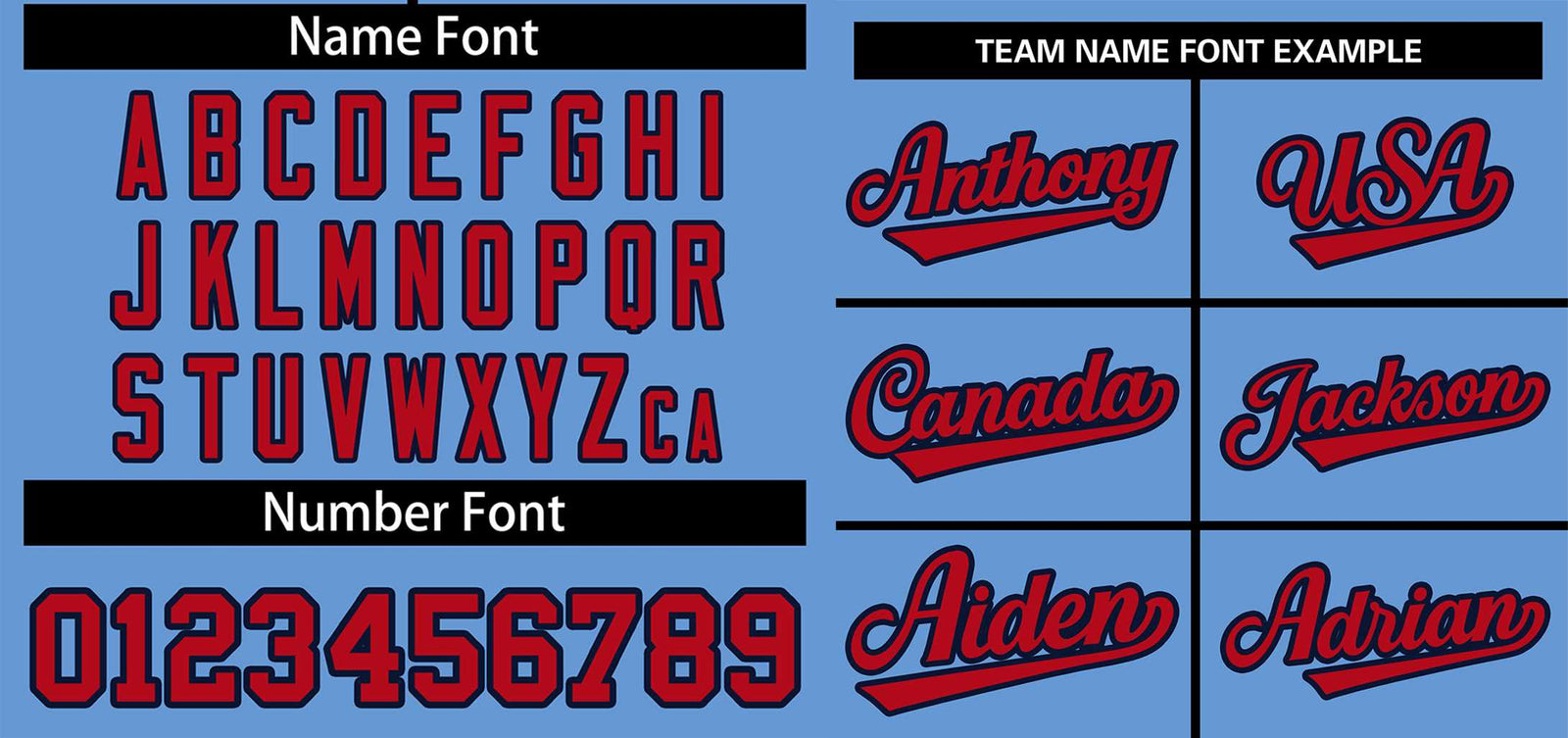 Custom Light Blue Red Classic Style Authentic Two-Button Softball Jersey